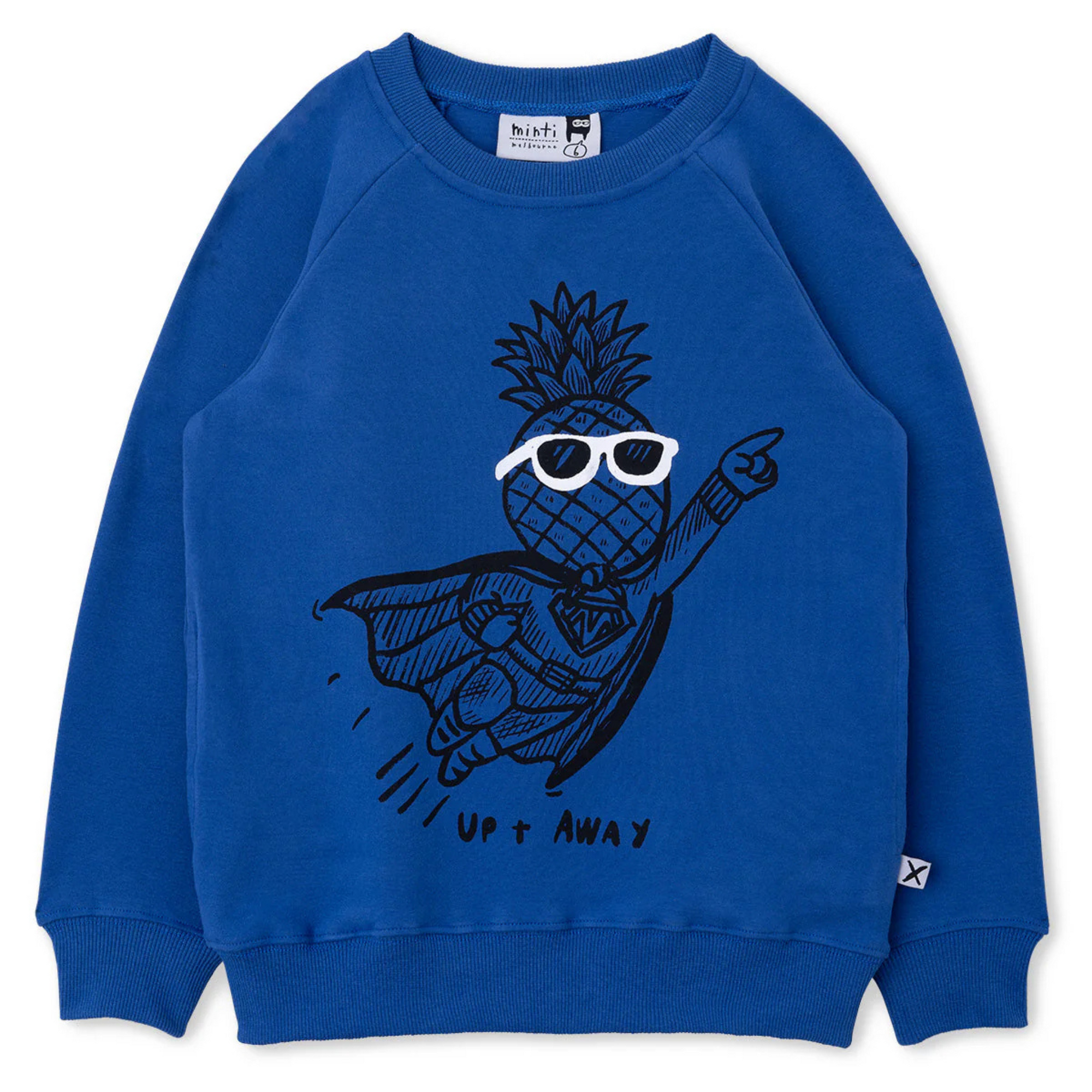Minti Super Pineapple Crew - Cobalt