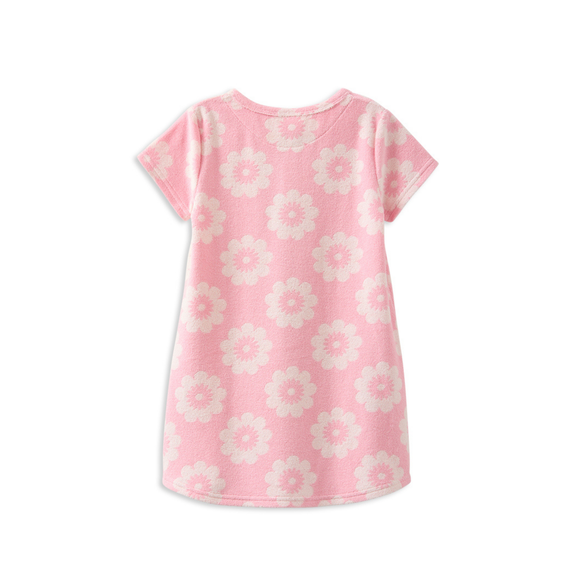 Milky Floral Terry Towelling Dress