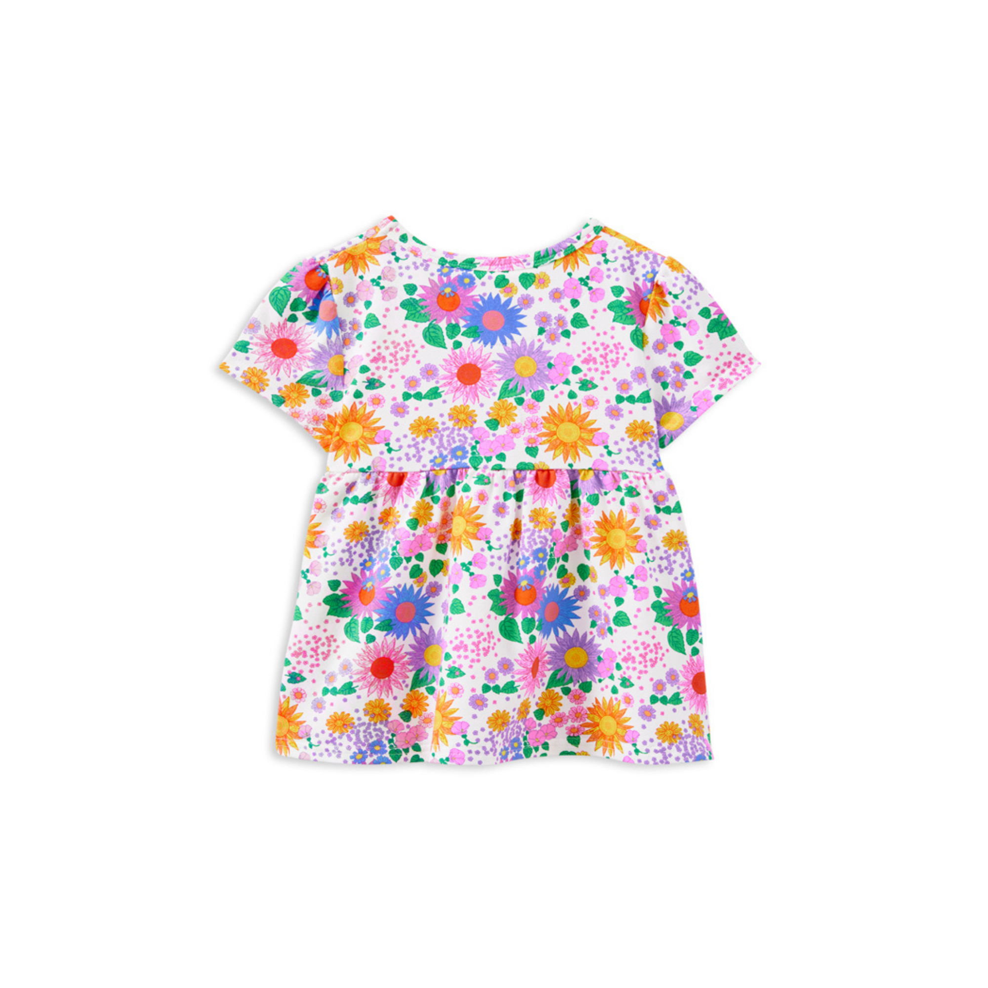 Milky Sunshine Floral Swing Tee