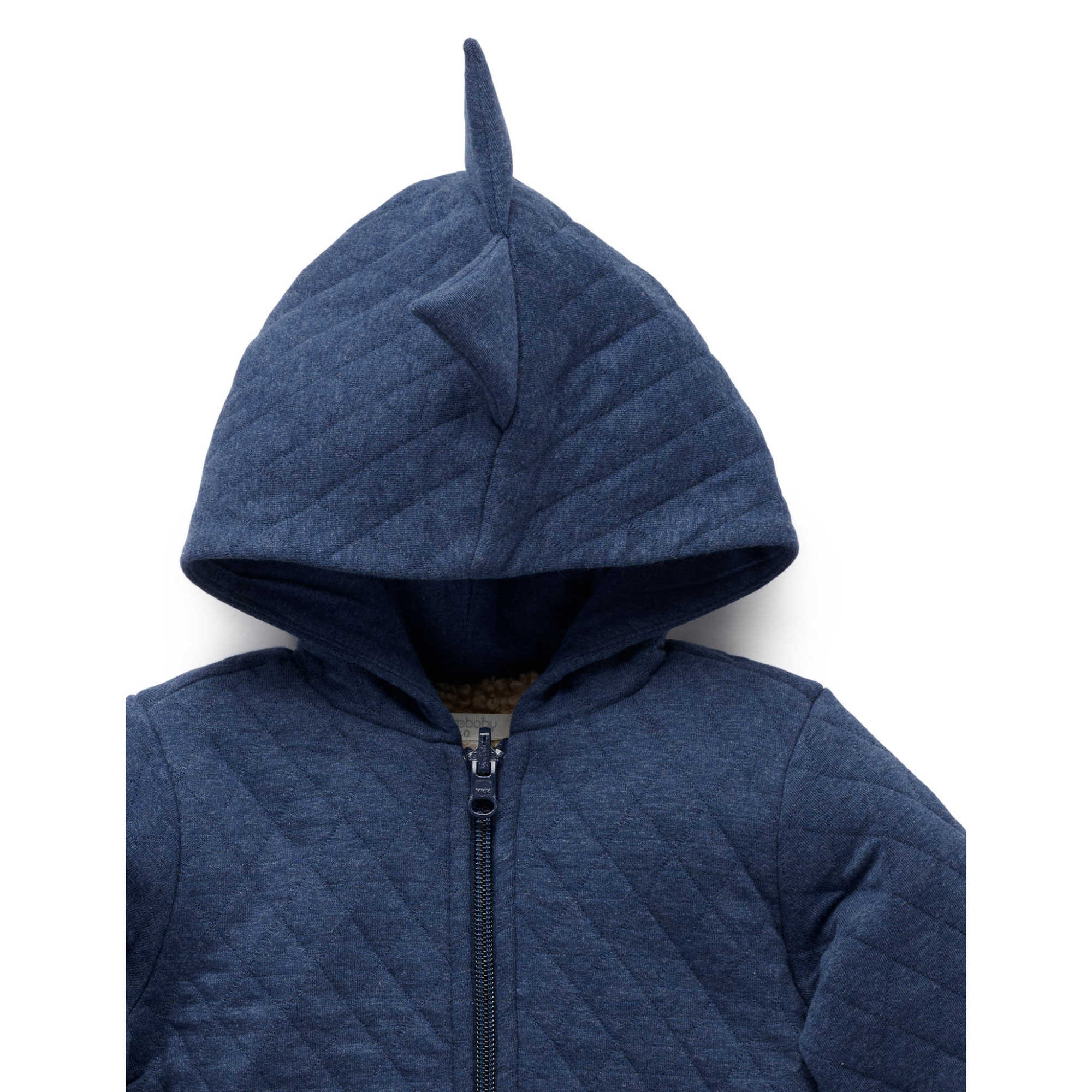Purebaby Quilted Dragon Jacket - Midnight Melange