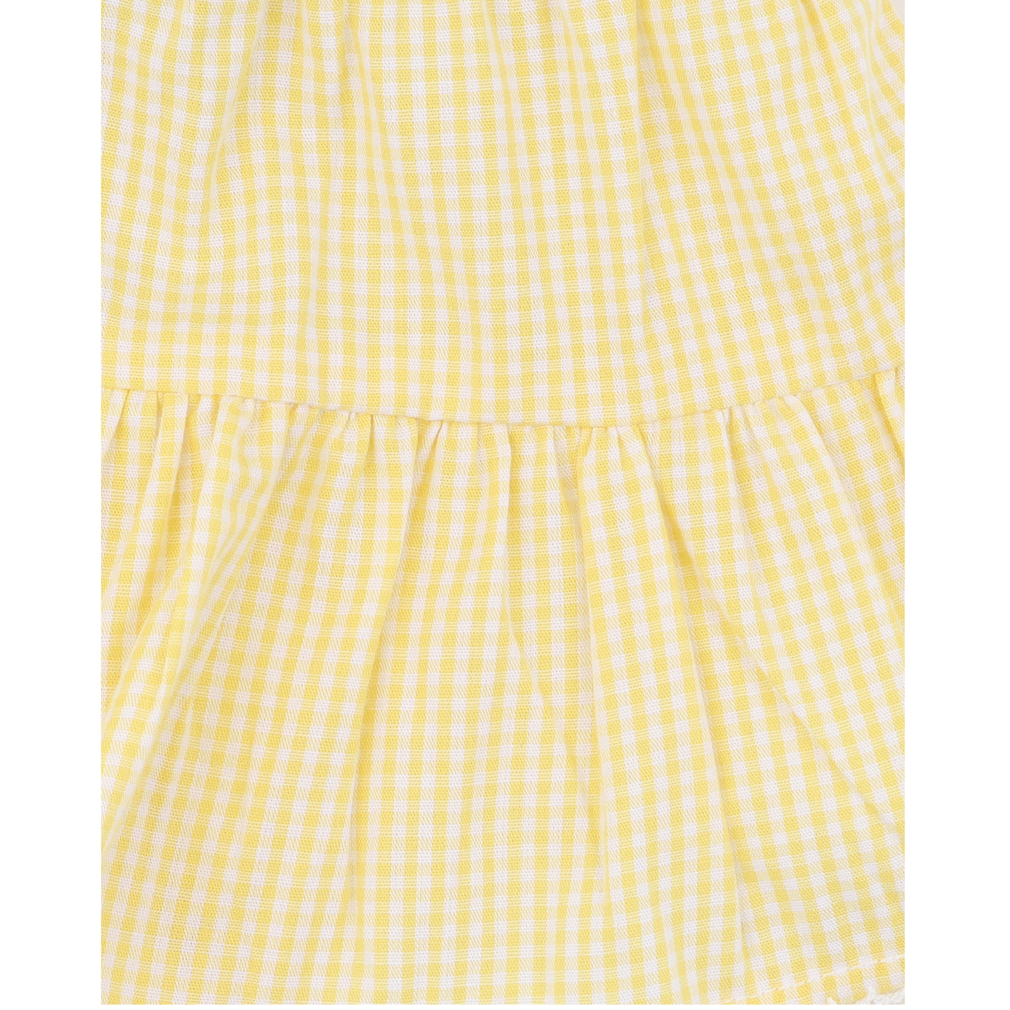 Bébé Libby Check Shorts - Yellow Check