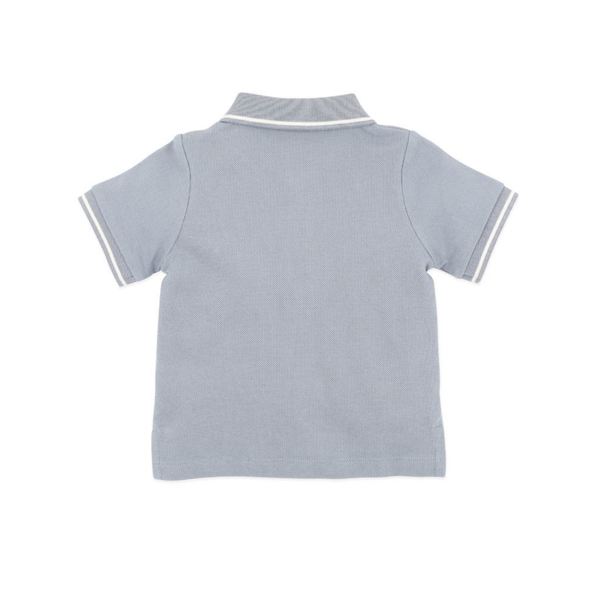 Bebe Roman Ss Polo - Lake Blue