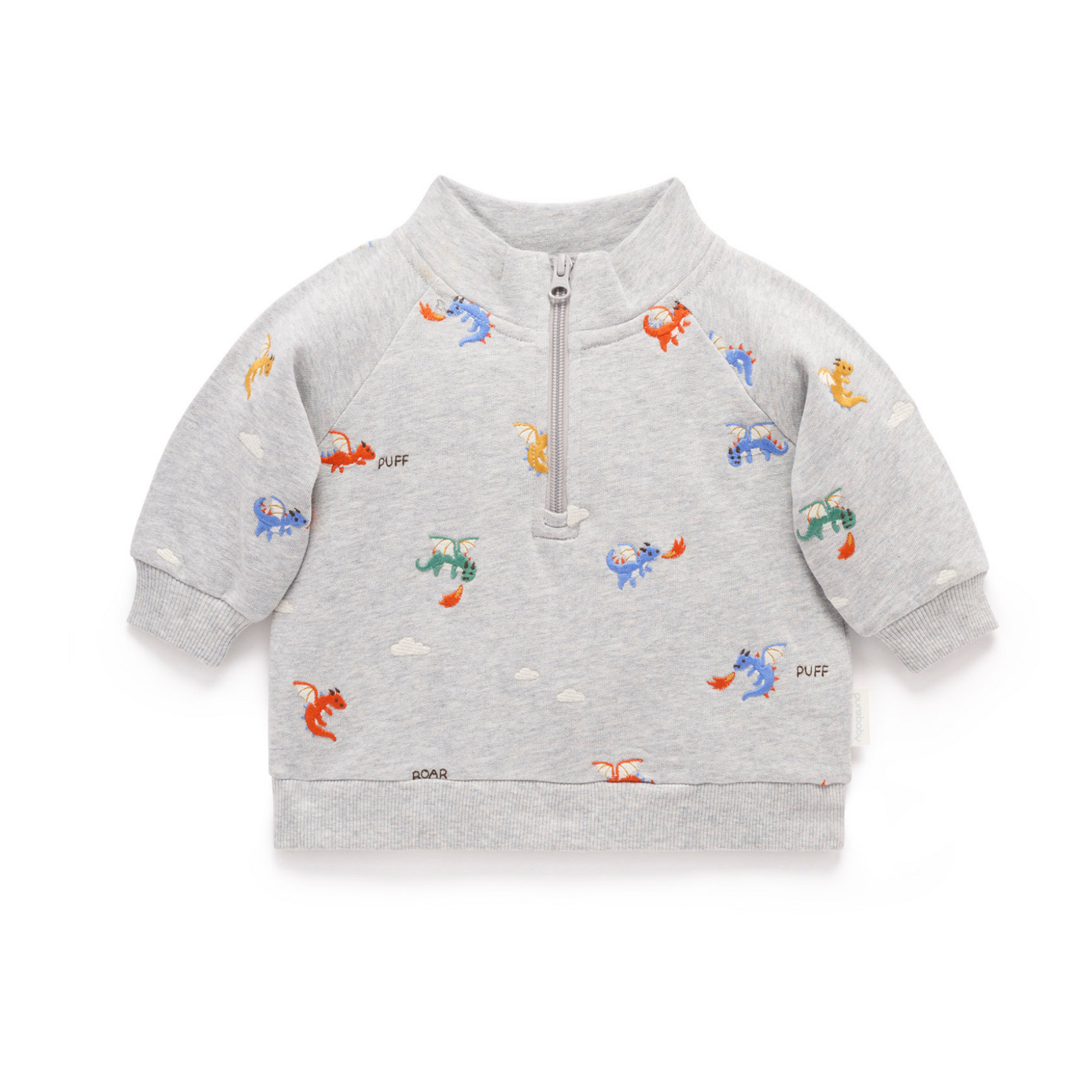Purebaby Embroidered Windcheater - Flying Dragon Broderie