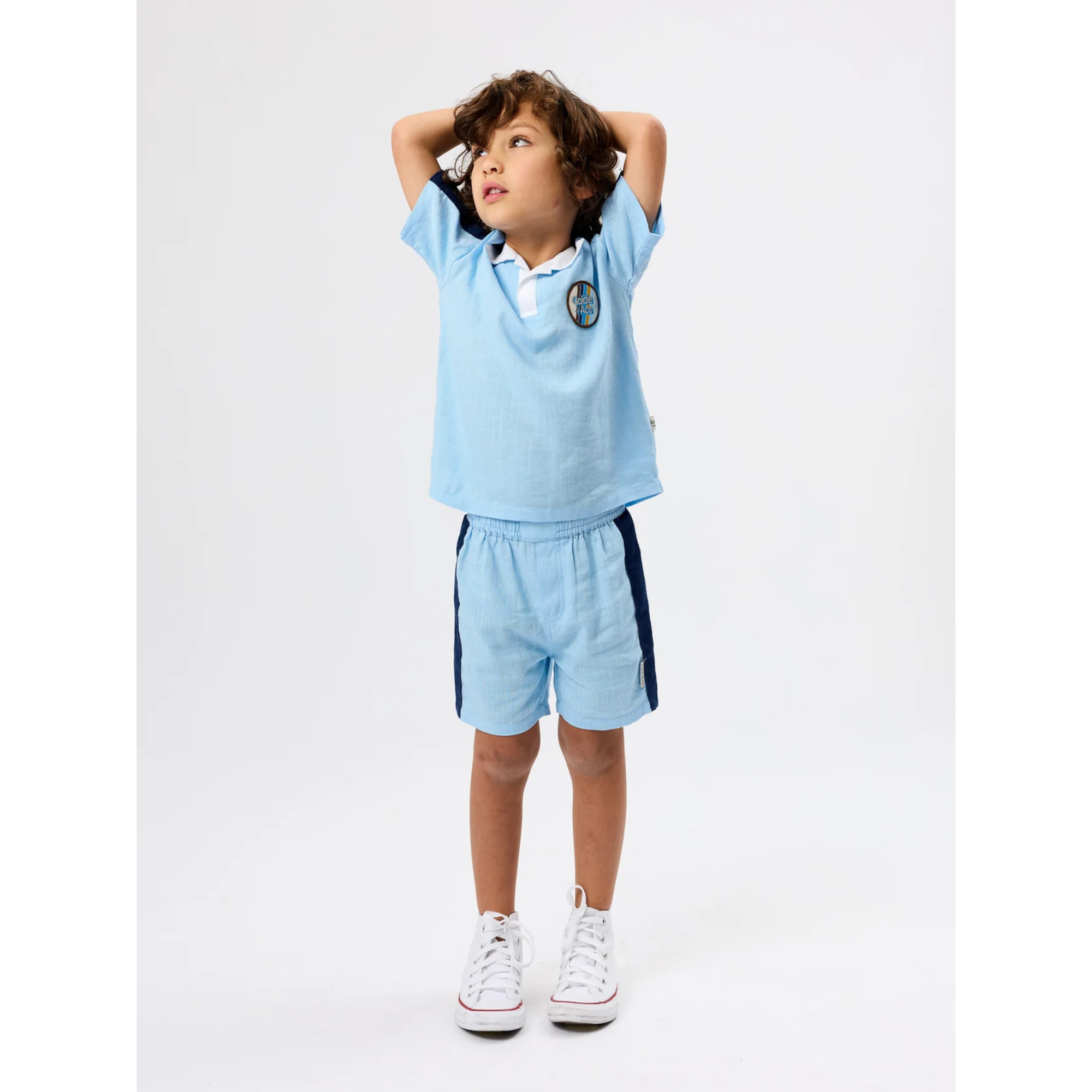 Goldie + Ace Panel Linen Blend Short