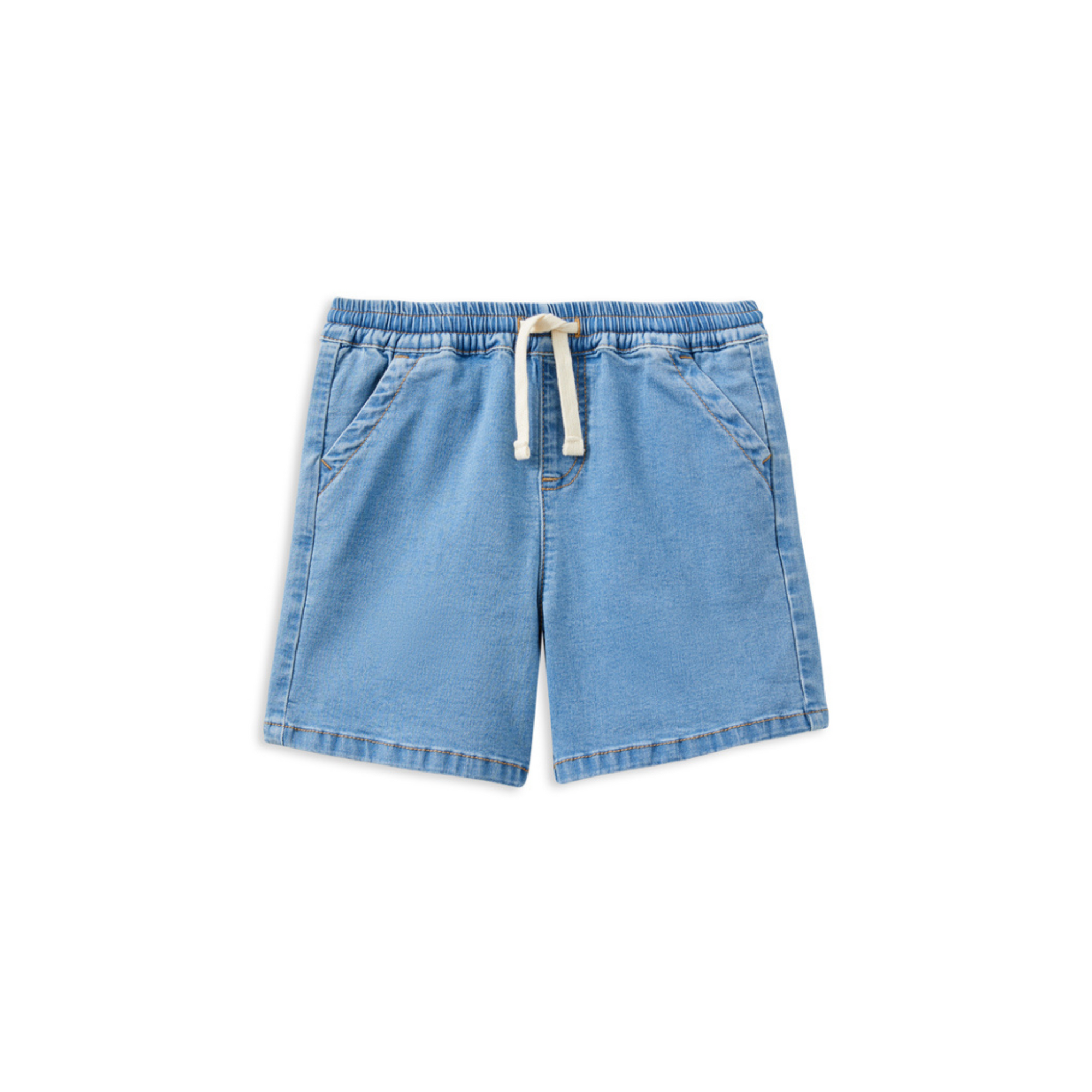 Milky Denim Short (Drawcord)