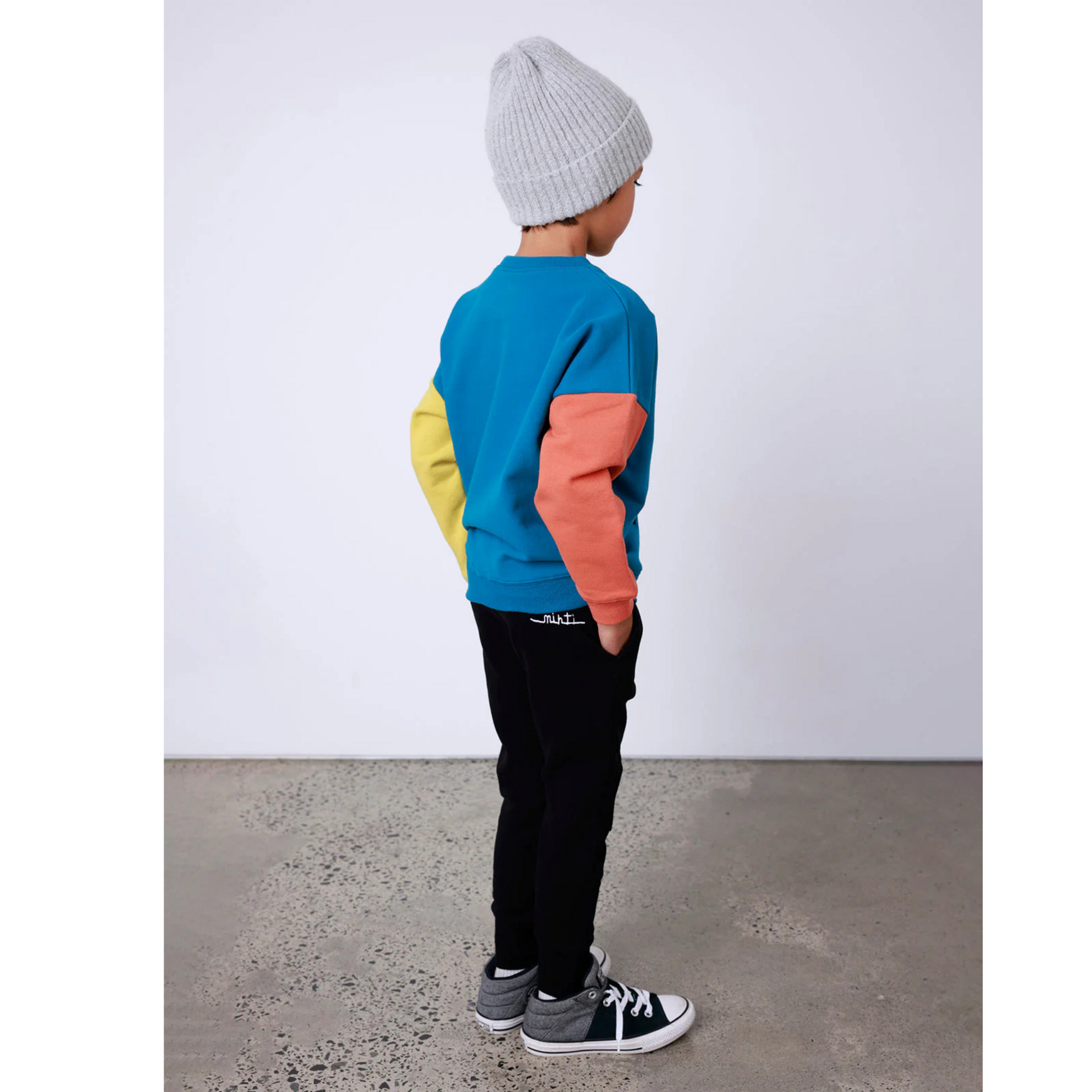 Minti Spaghetti Me Furry Crew - Teal/Orange/Zest