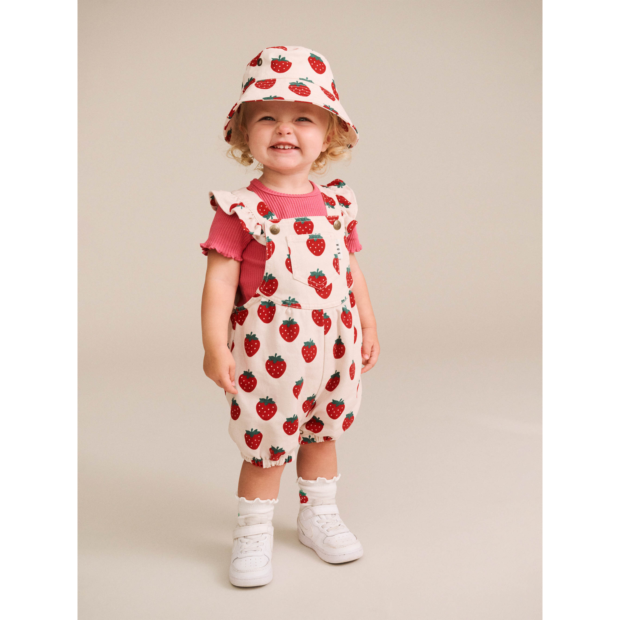 Huxbaby Strawberry Bucket Hat - Multi Strawberry