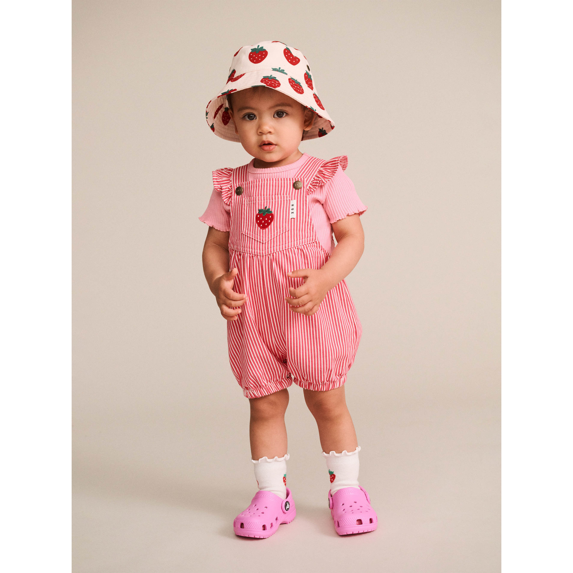 Huxbaby Strawberry Bucket Hat - Multi Strawberry