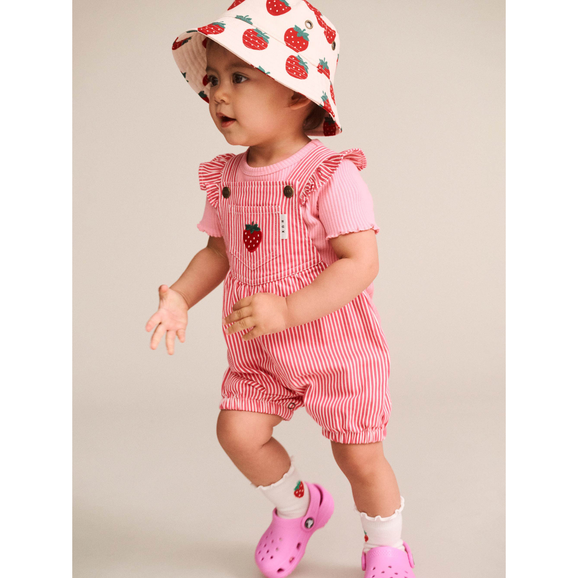 Huxbaby Strawberry Bucket Hat - Multi Strawberry
