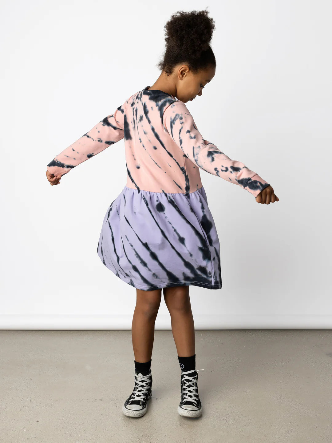 Minti Duo Tie Dye Dress - Pink/Purple