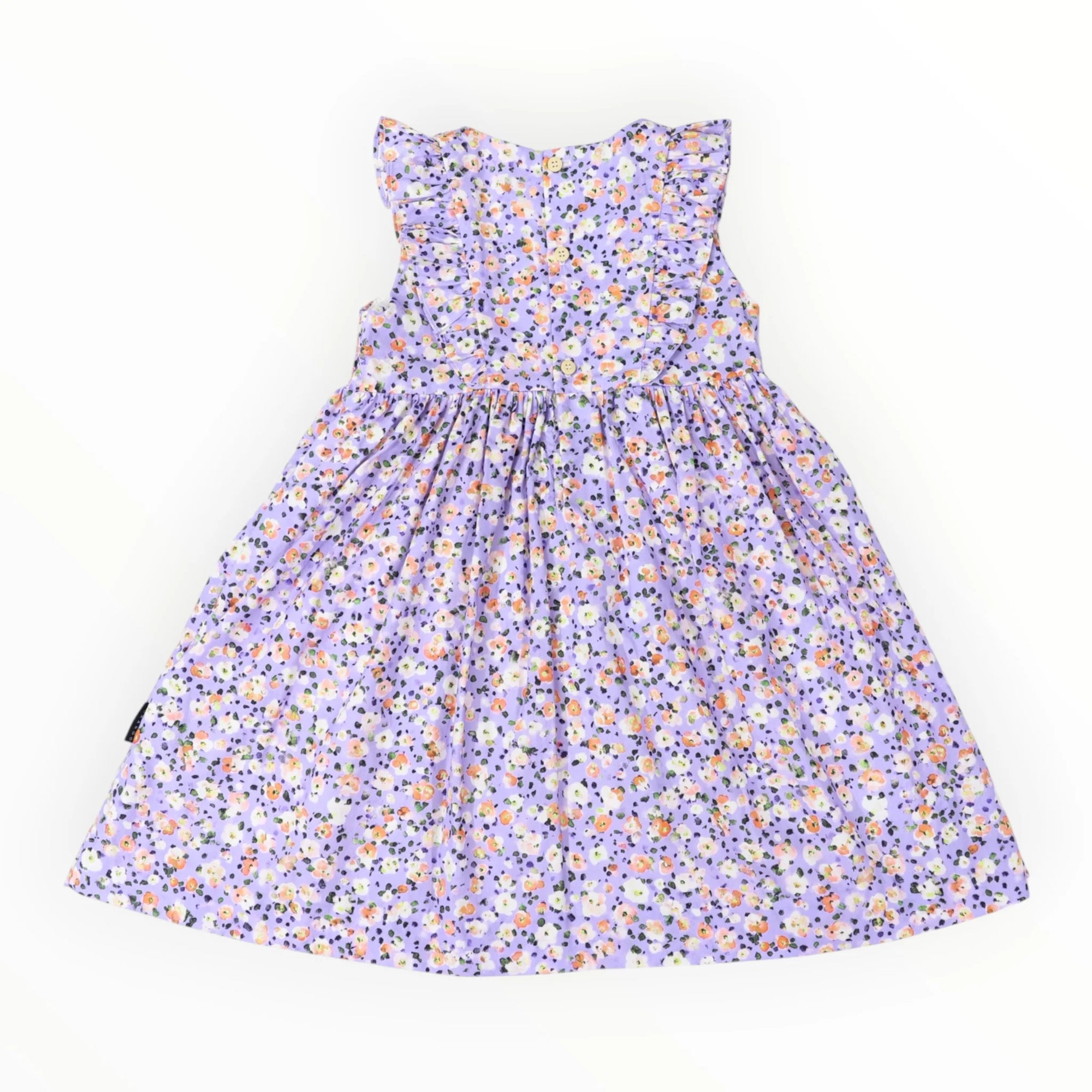 Floral Smocked Dress - Lilac