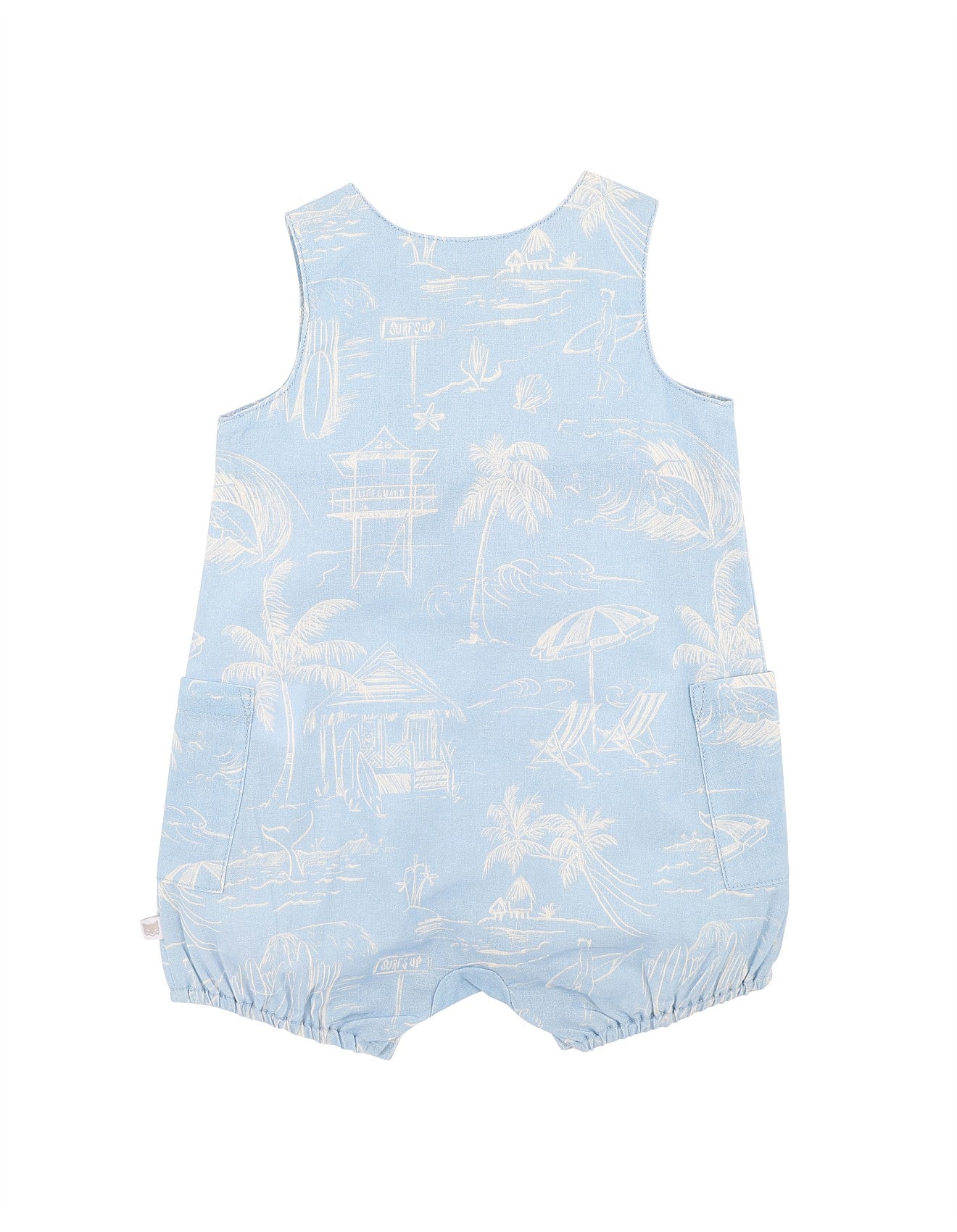 Fox & Finch Surf's Up Linework Romper