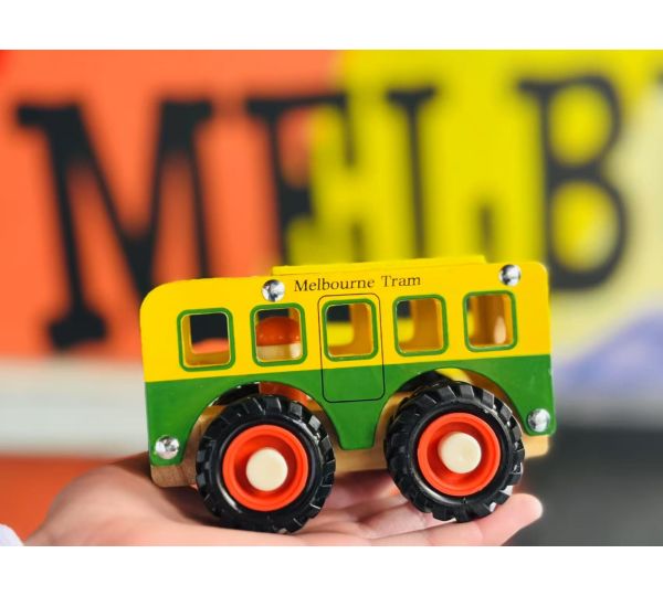 Wooden Toy Tram