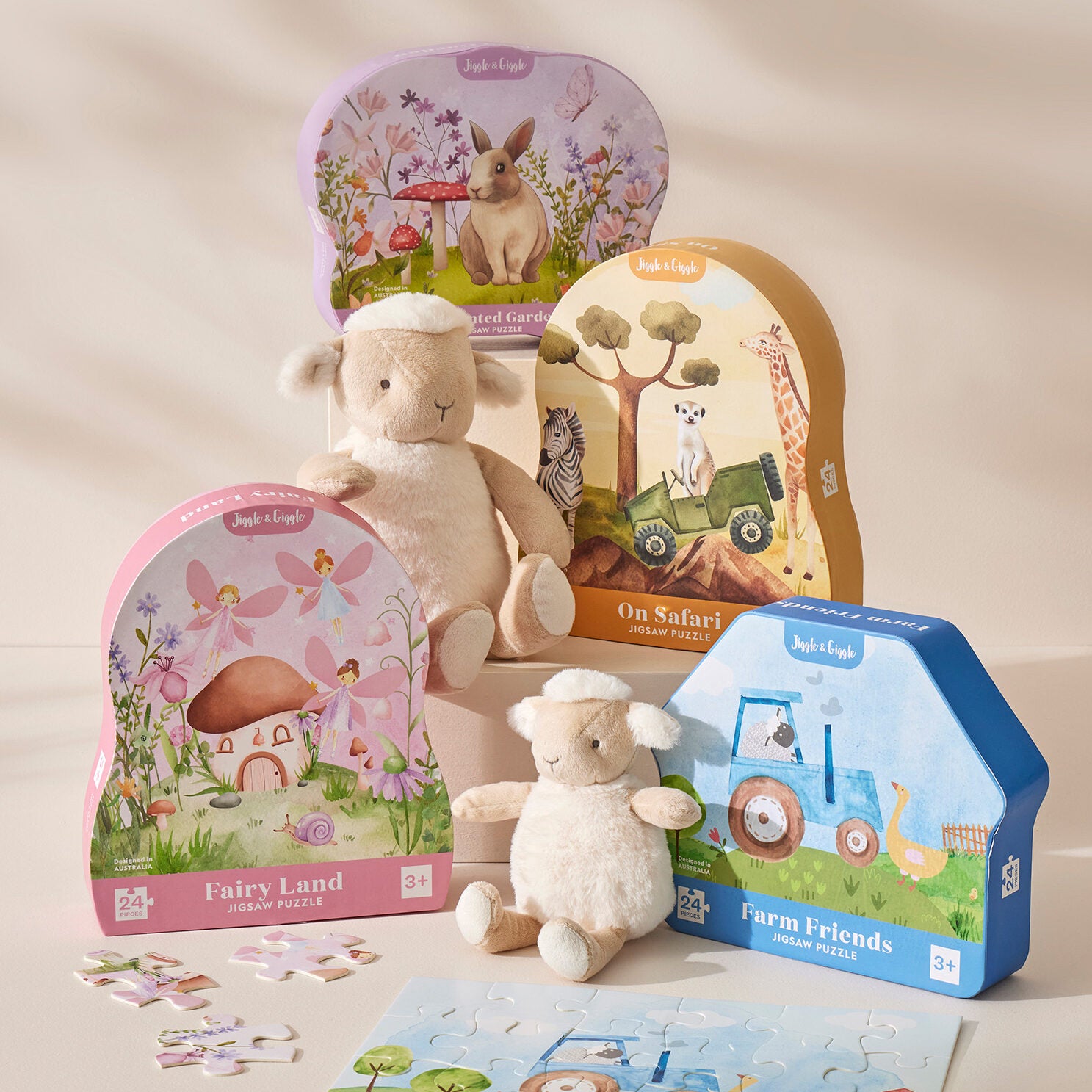 Jiggle & Giggle Outback Buddies Jigsaw Puzzle - 24 pieces