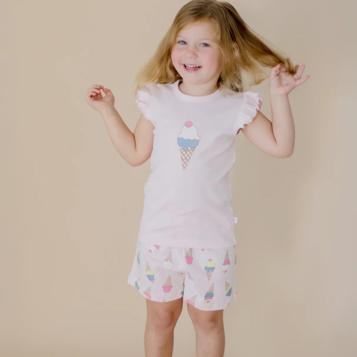 Marquise Girls Summer Ice Cream Pyjamas