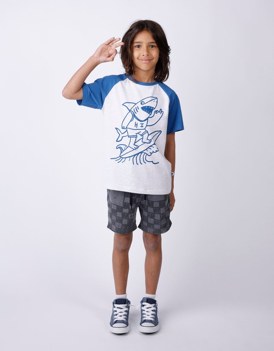 Minti Sketchy Grid Short