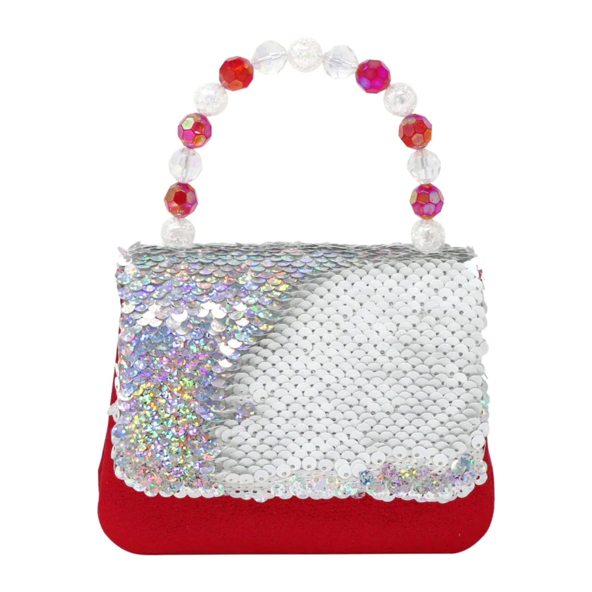 Christmas Reversible Sequin Festive Hard Handbag