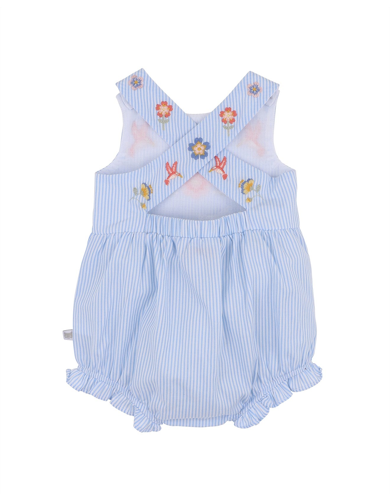 Fox & Finch Songbird Stripe Embroidered Bodysuit