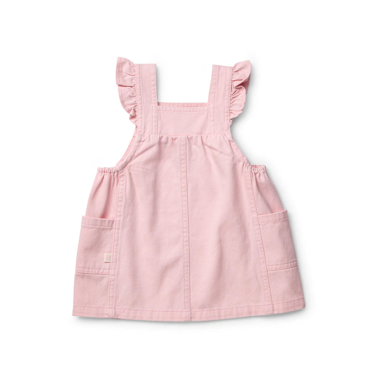 Marquise Pink Denim Frill Dress