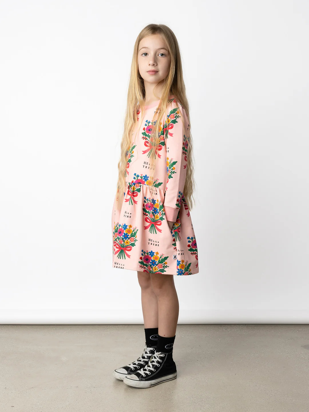 Minti Painted Bouquet Dress