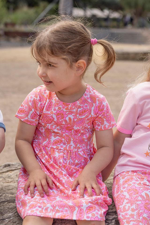 Milky Wild Paisley Dress