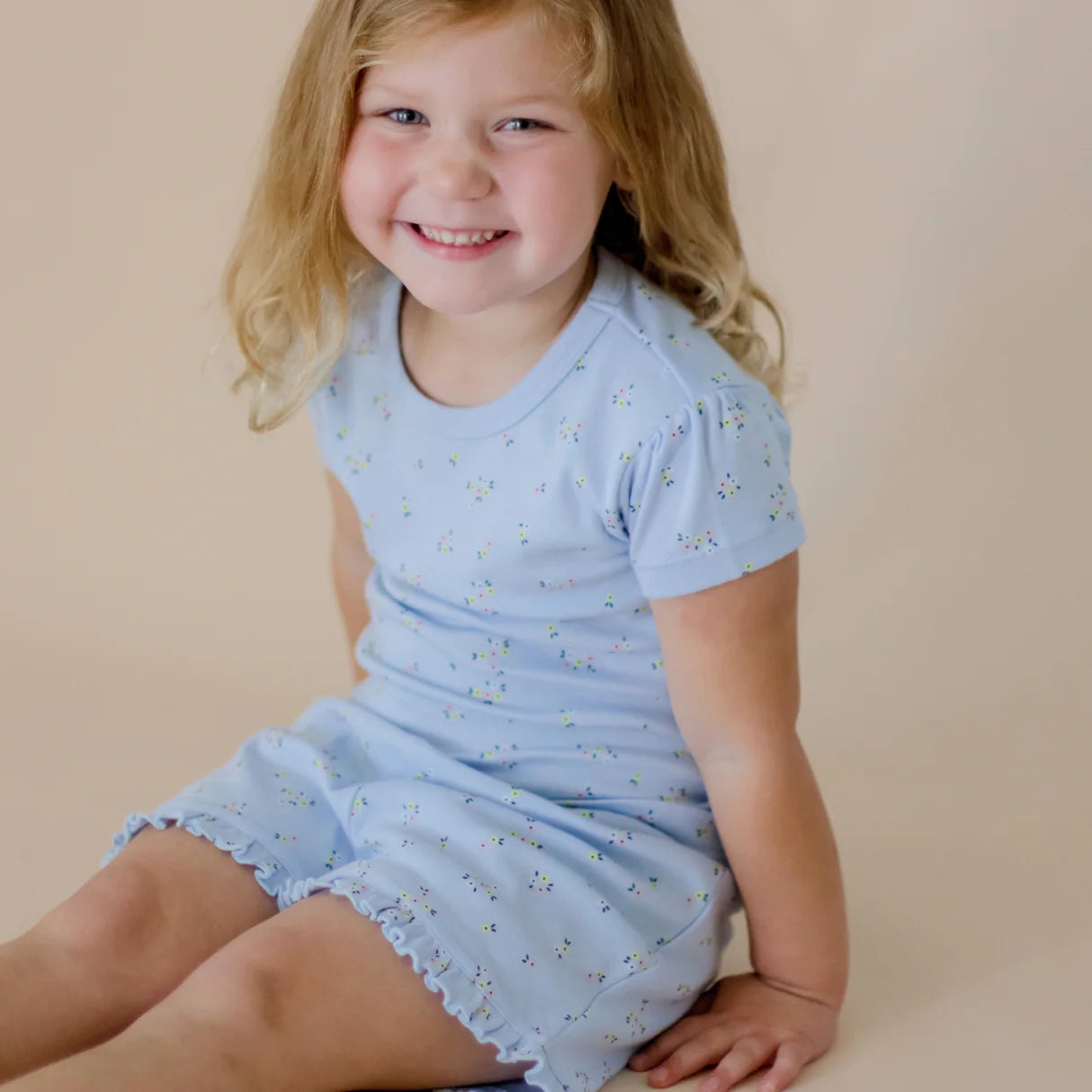 Marquise Girls Summer Floral Petal Pyjamas