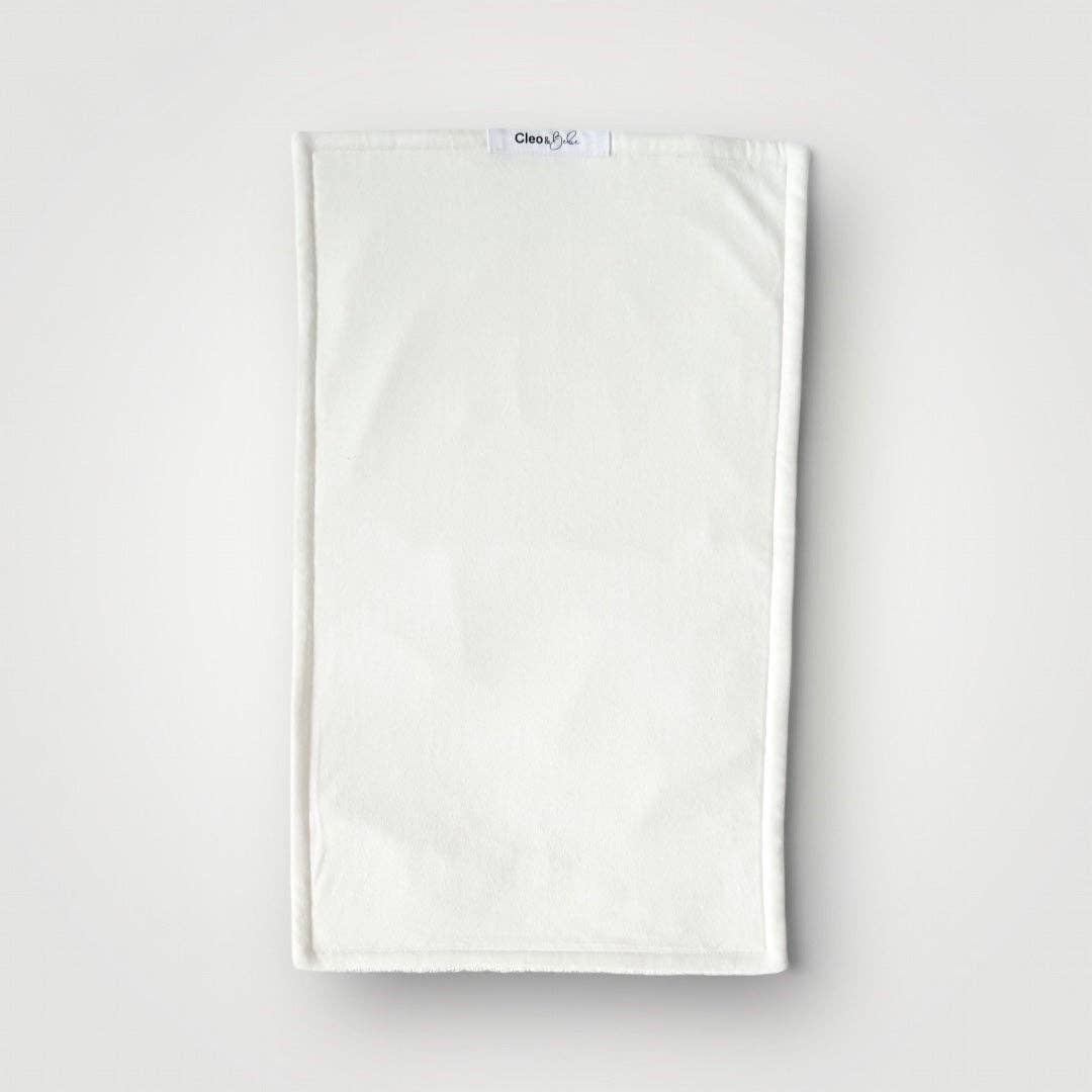Waterproof Burp Cloths: Pink Peony