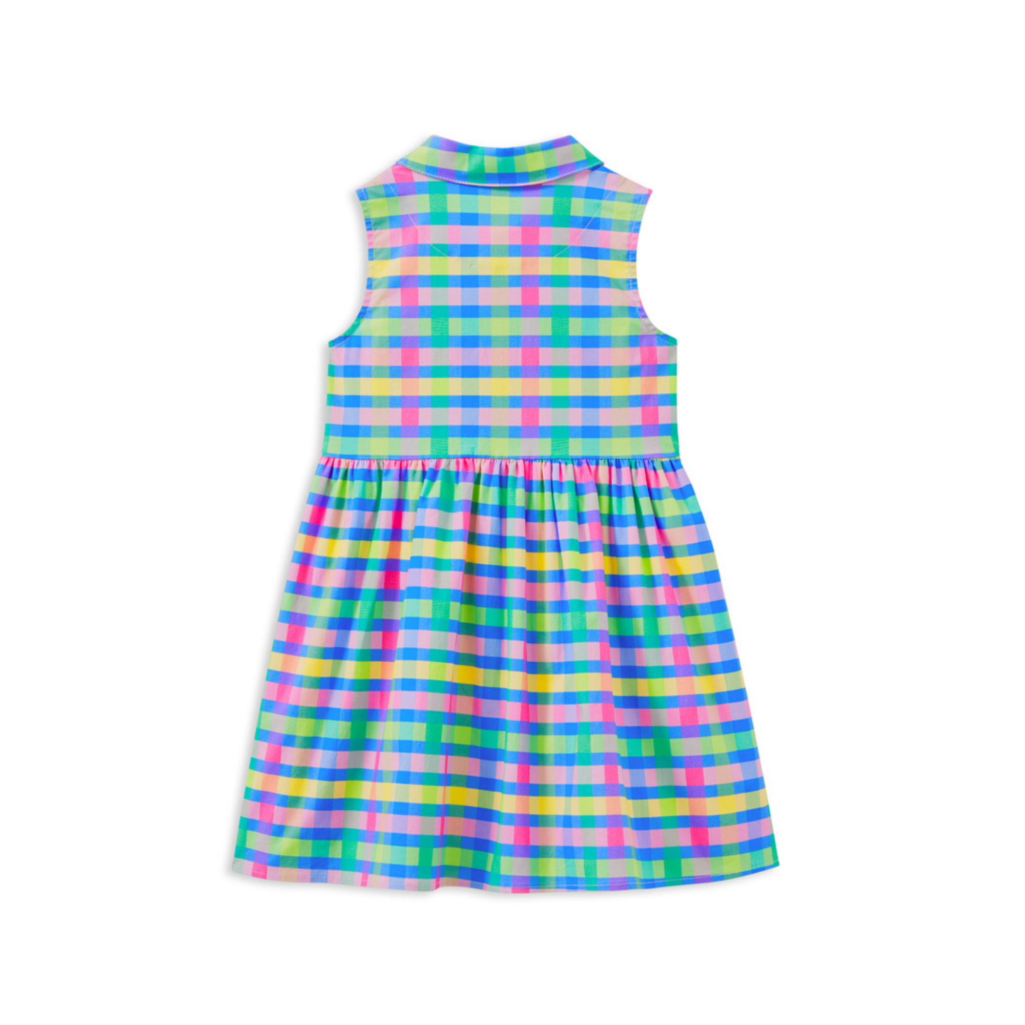Milky Picnic Check Dress