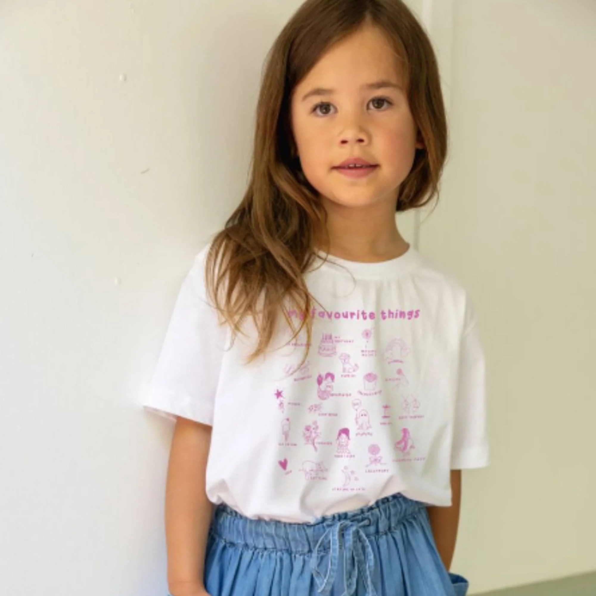 Alex & Ant Favourite Things Tee - Baby Pink
