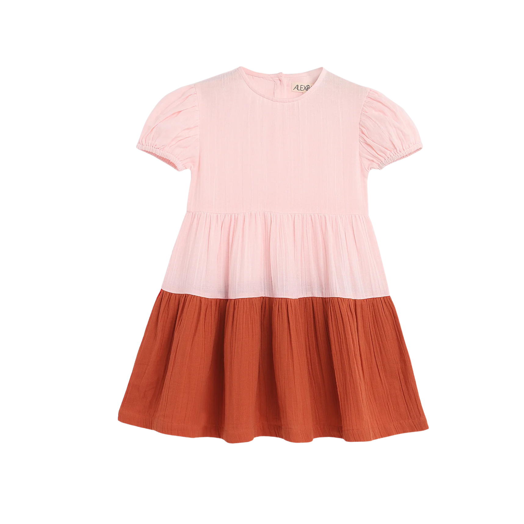 Alex & Ant Clara Dress - Petal Pink/Flame Red