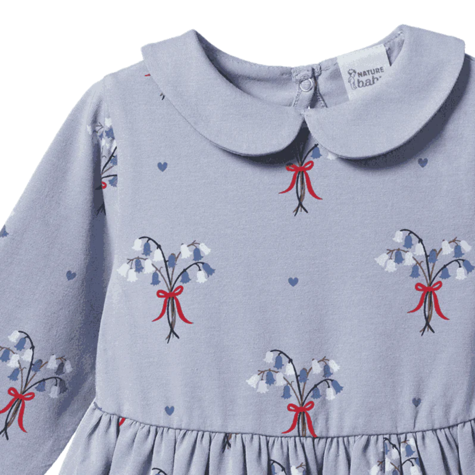 Nature Baby Agnes Dress - Bluebelle Print