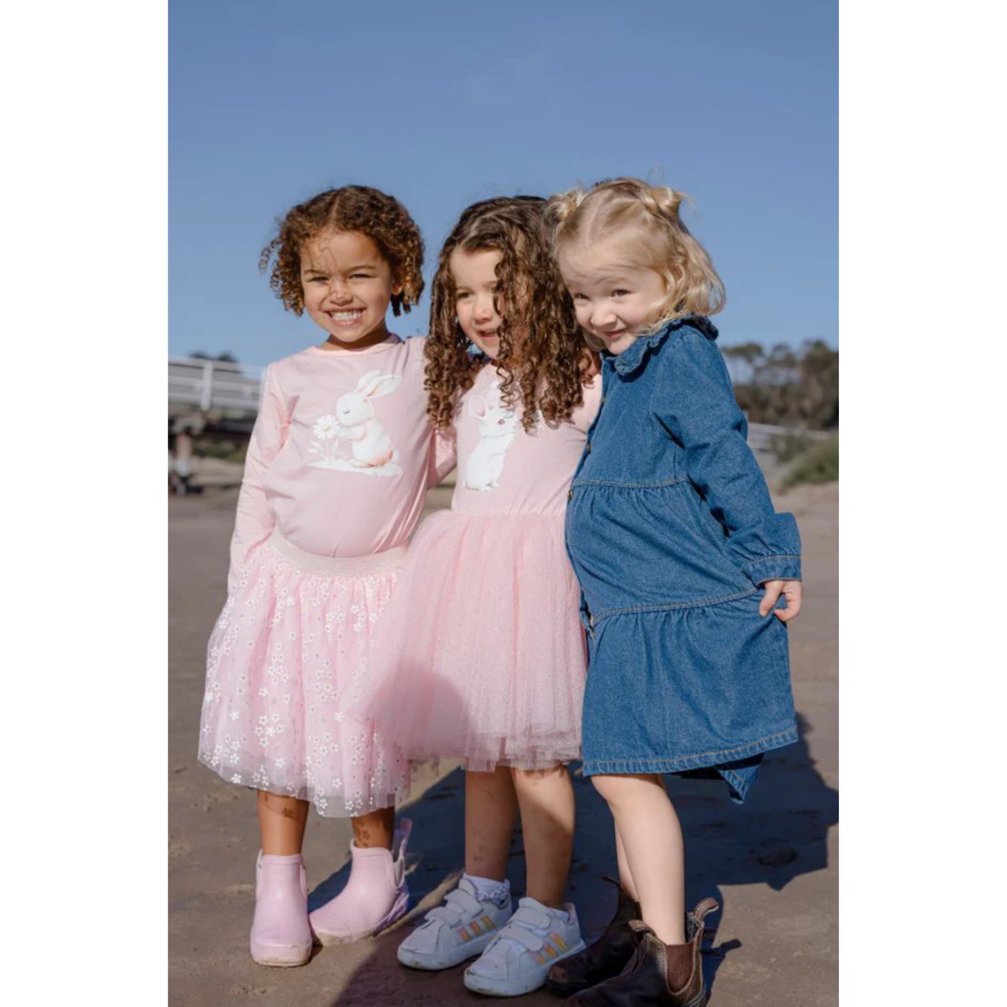 Milky Bunny Kisses Tutu Dress - Blush Pink