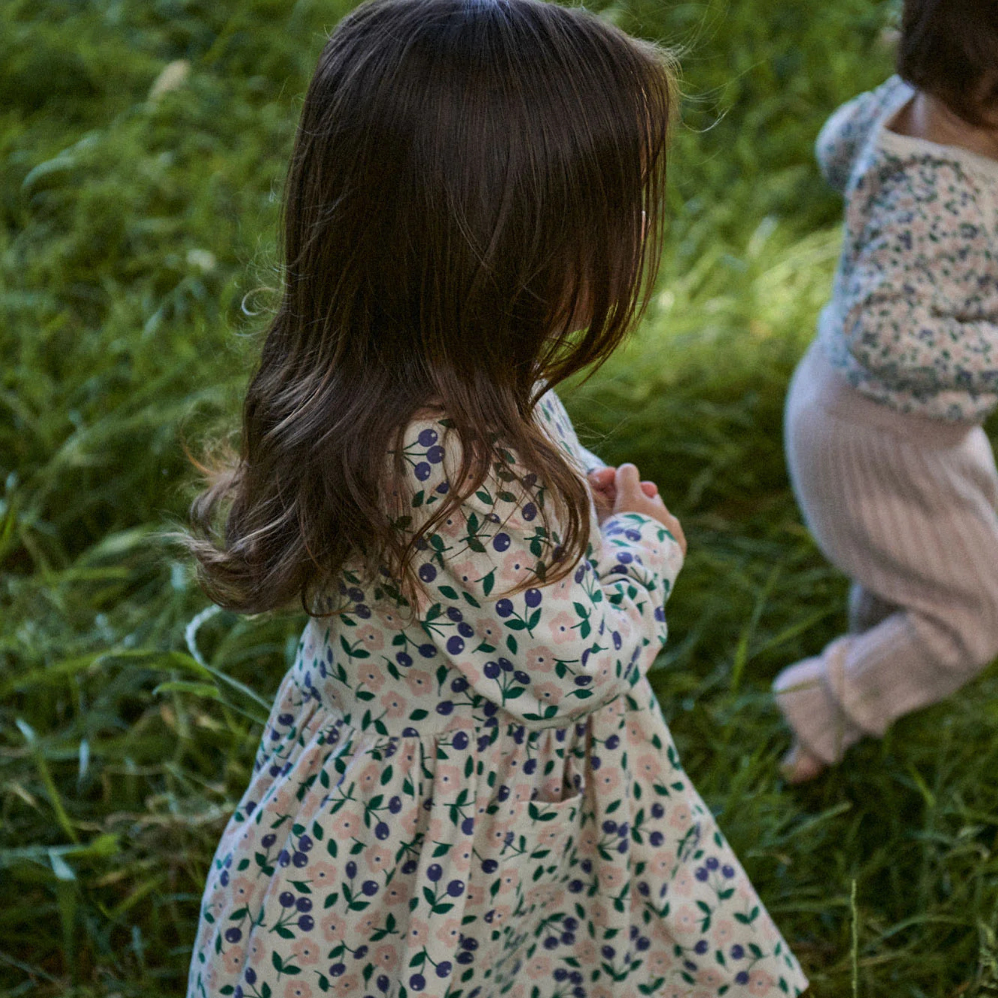 Nature Baby Long Sleeve Twirl Dress - Grande Briarwood Print