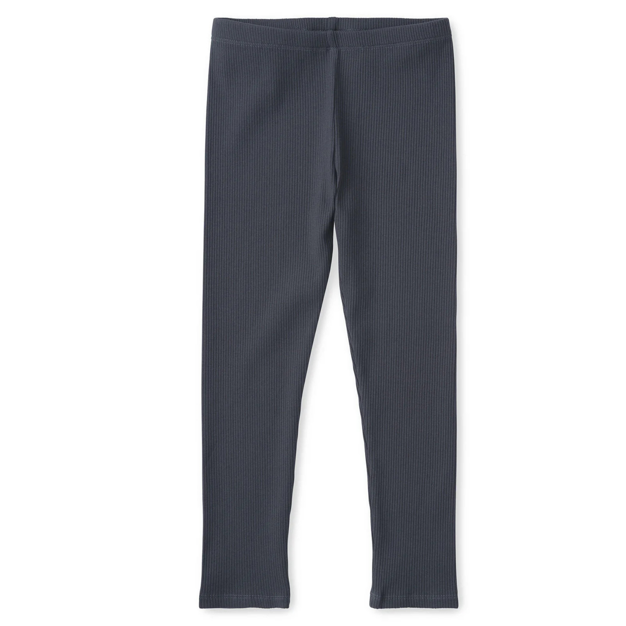 Minti Deluxe Rib Tights - Dark Grey