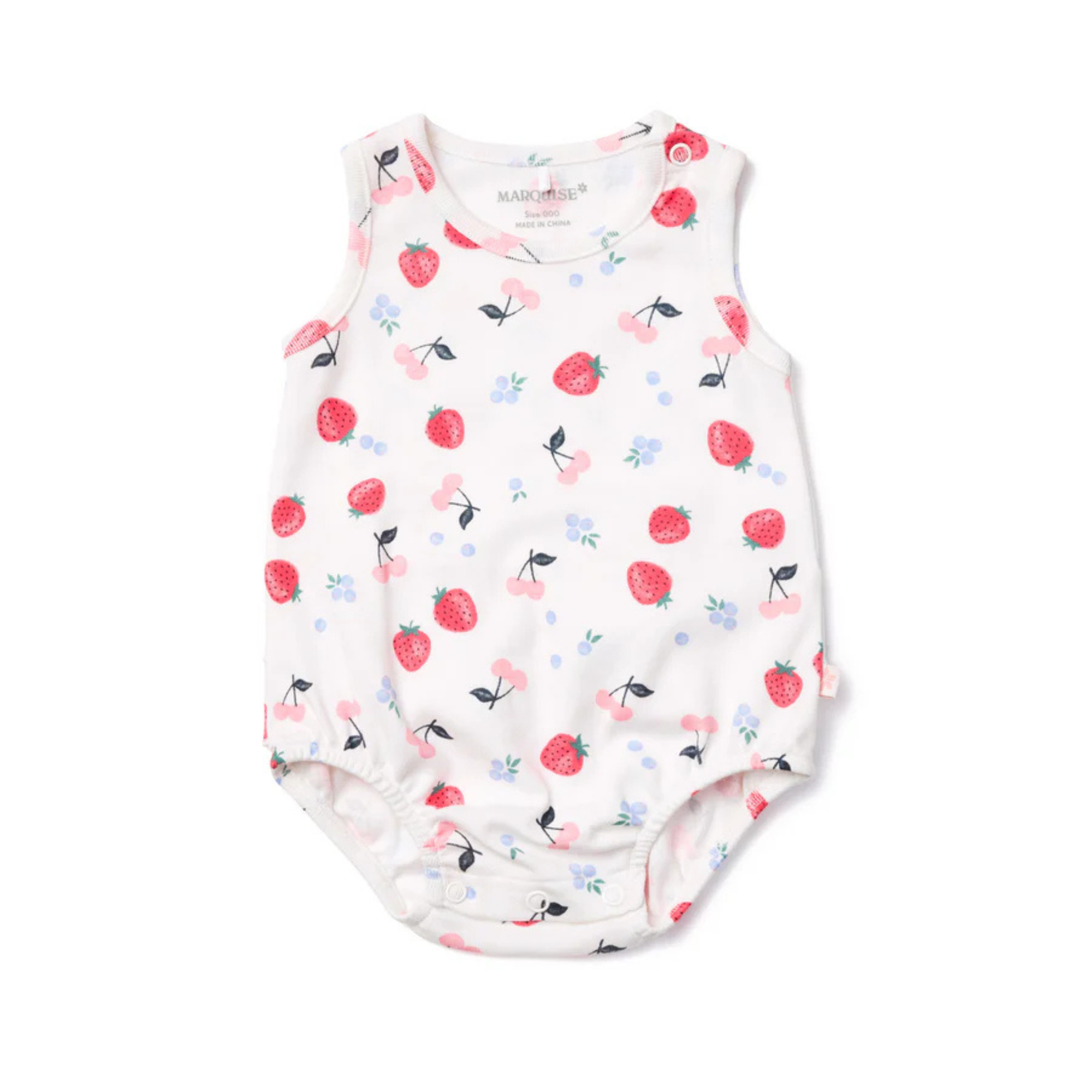 Marquise Field of Berries Frill Bodysuit