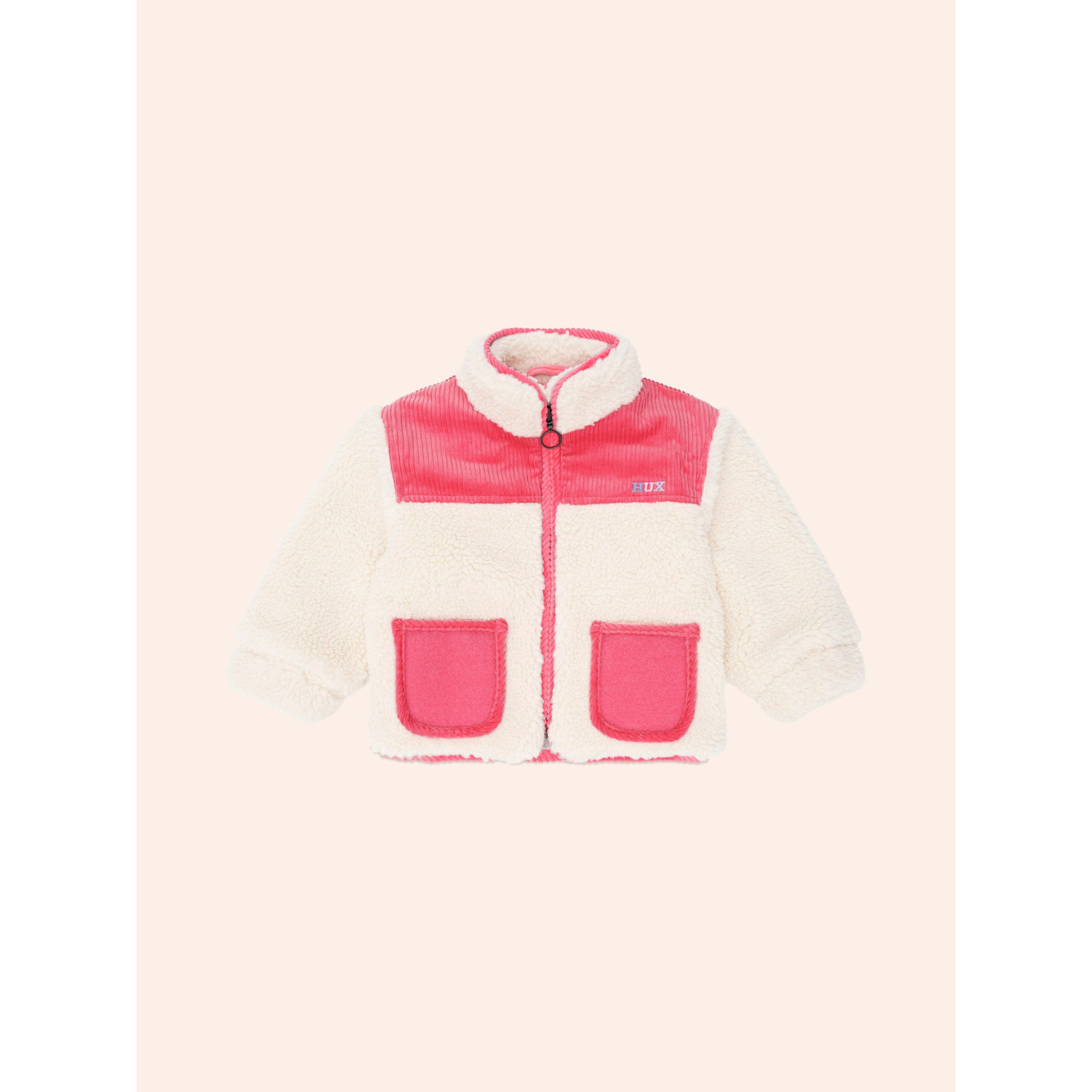 Huxbaby Sherpa Cord Patches Jacket