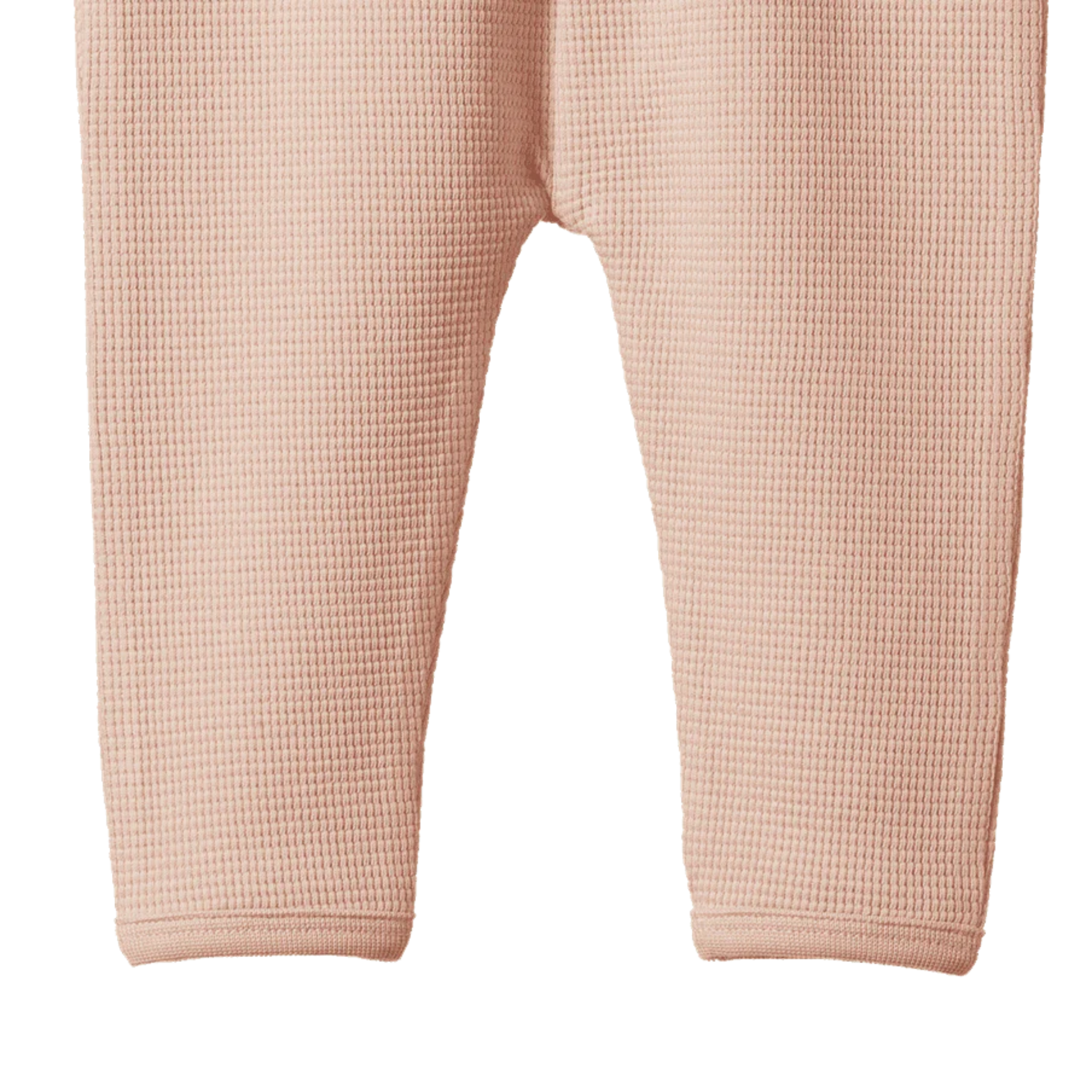 Nature Baby Selby Waffle Pants - Rose Dust