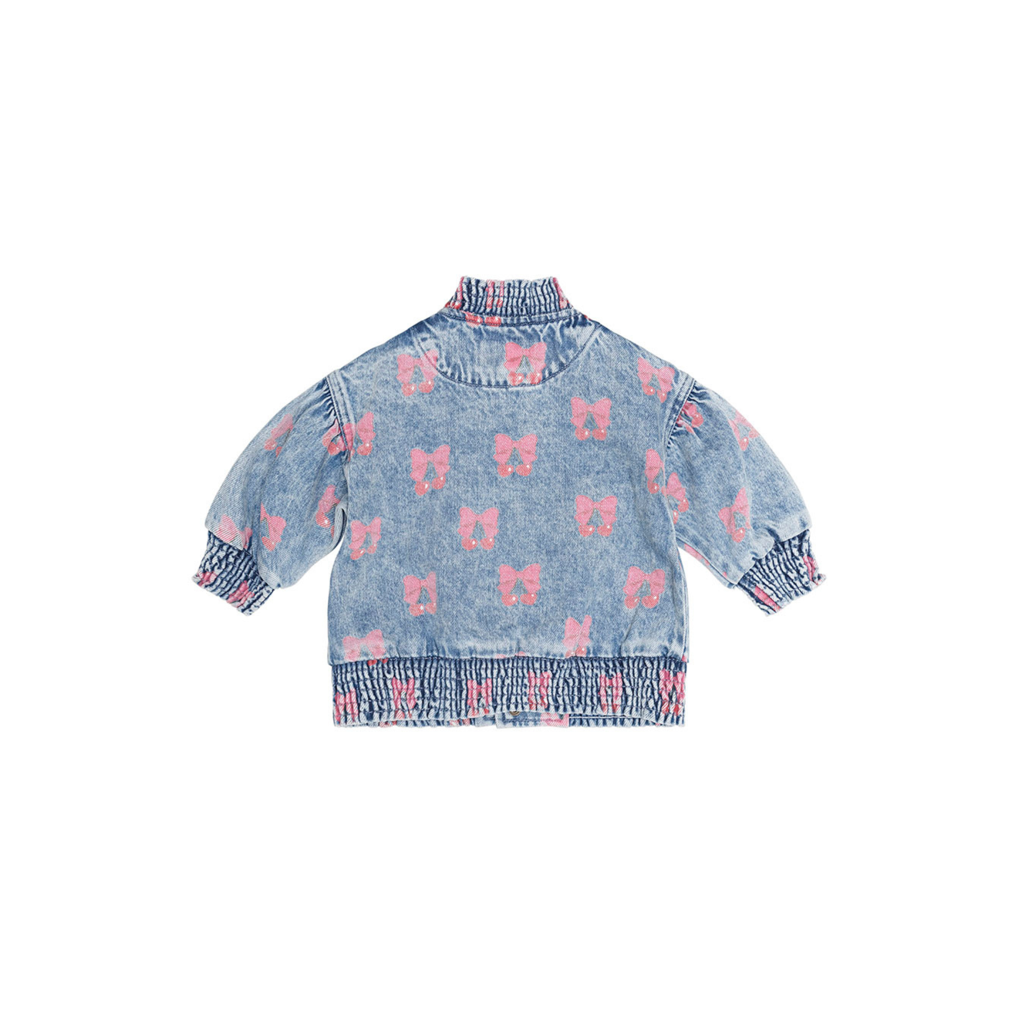 Huxbaby Dreamy Denim Cherry Jacket - Multi Denim