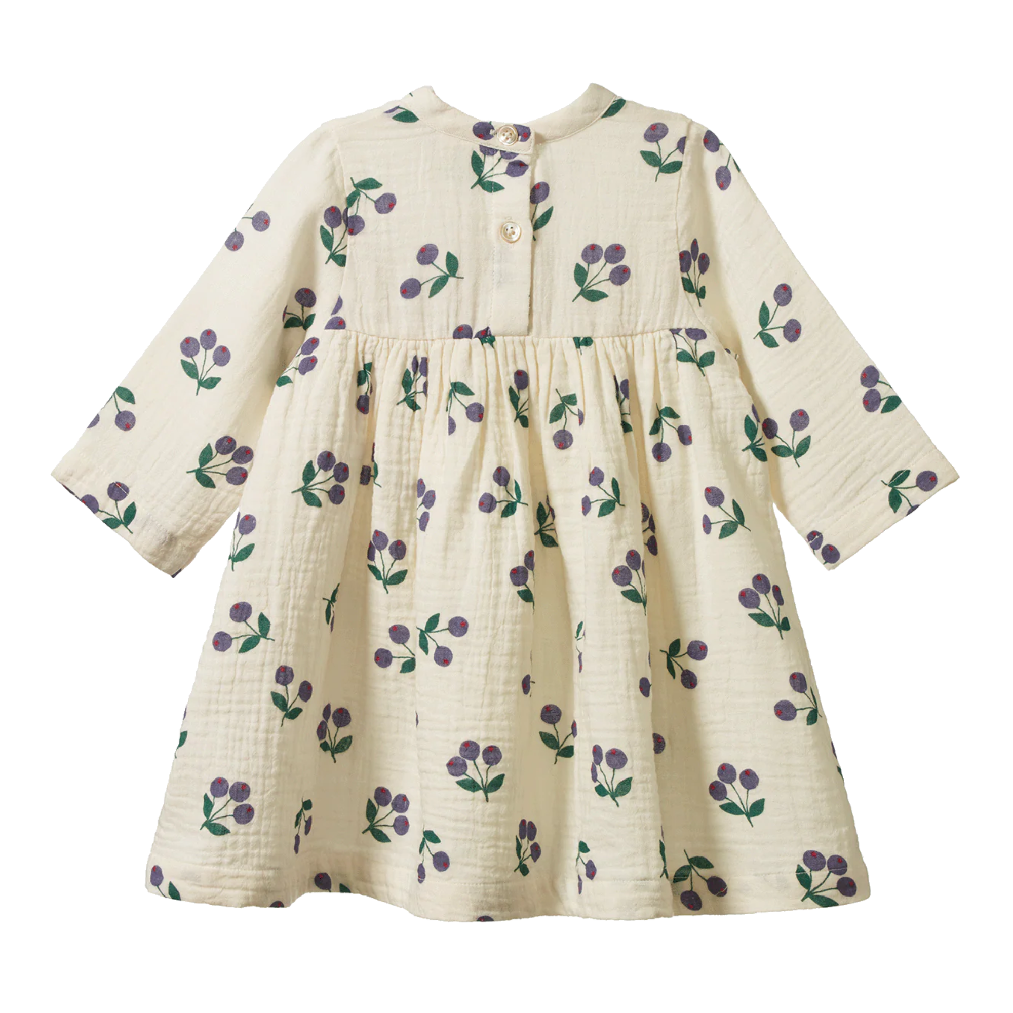 Nature Baby Mabel Dress - Winter Berry Natural Print