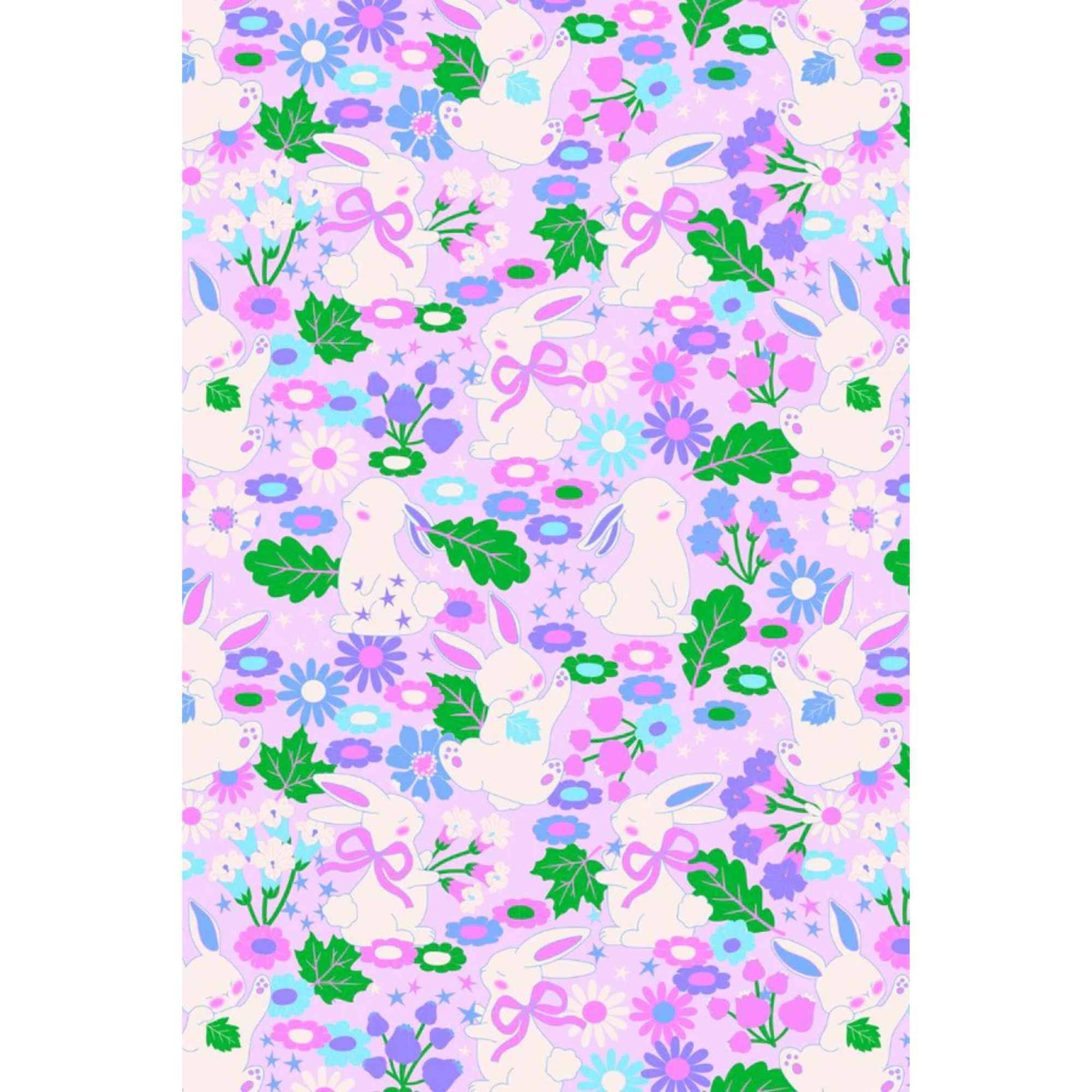 Milky Bunny & the Blossoms Pj's - Soft Lilac