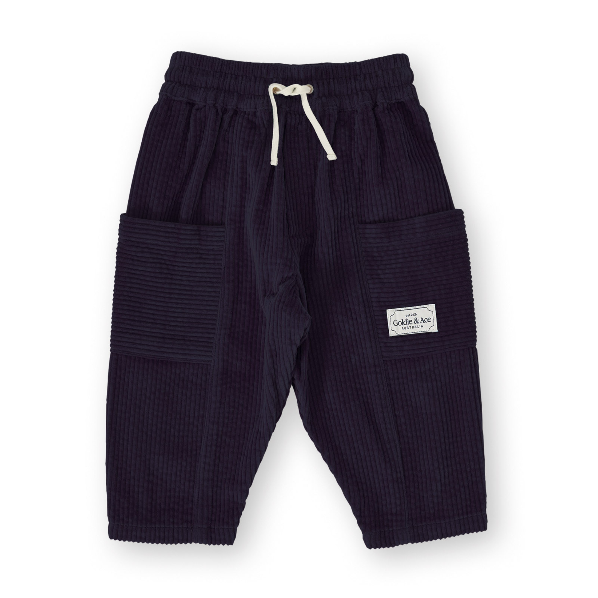 Goldie + Ace Kit Corduroy Pocket Pant Navy