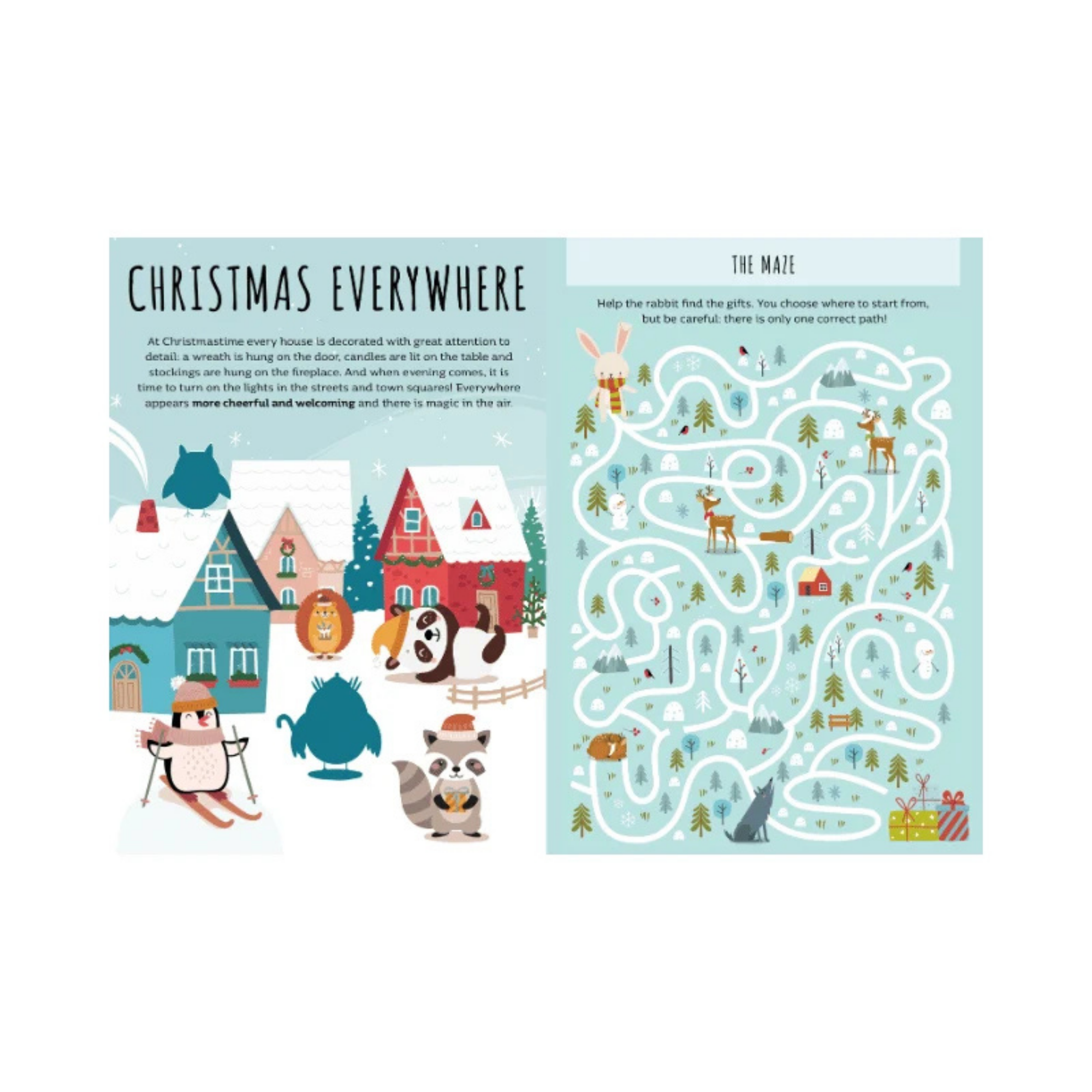 Sassi Stickers and Activities Book - Christmas