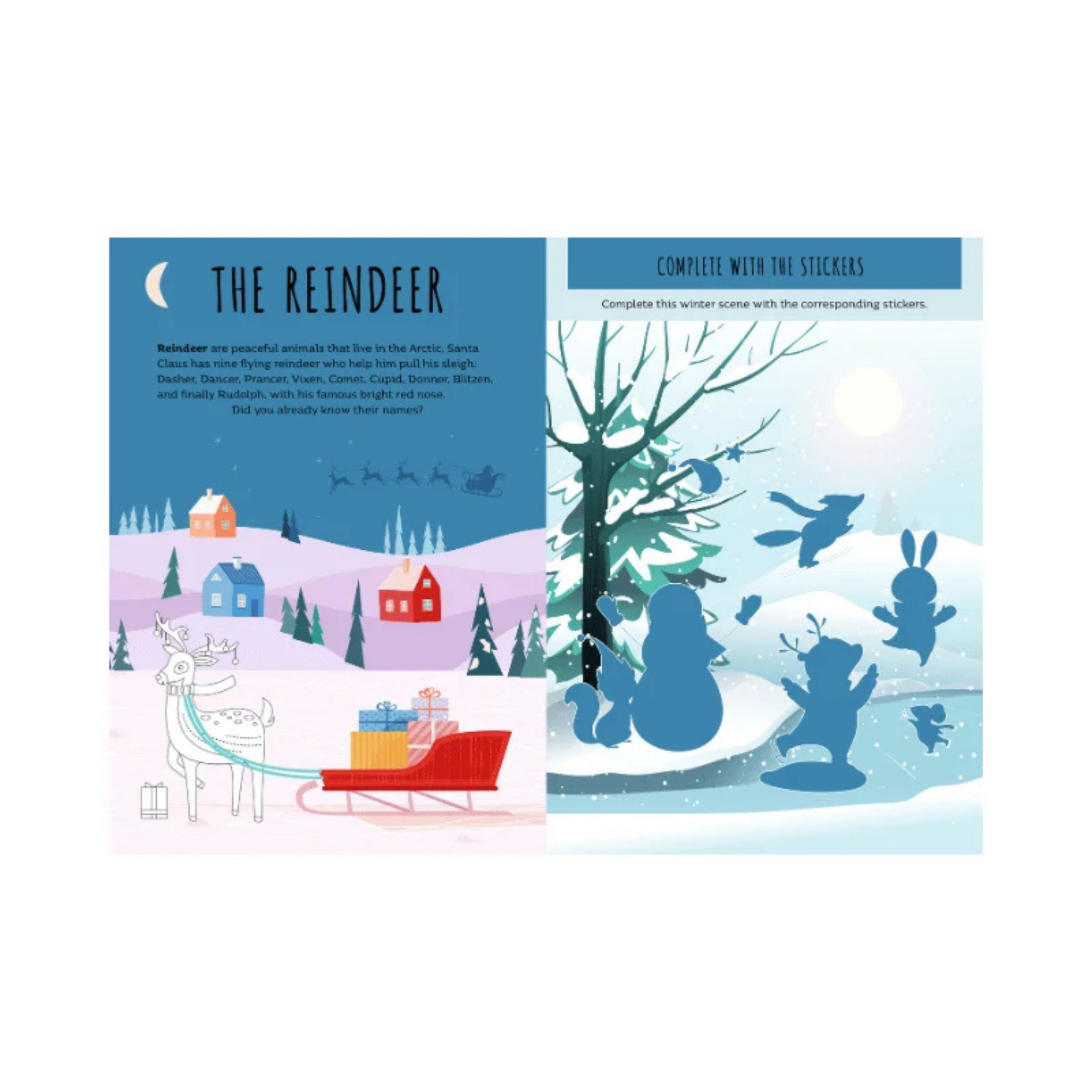 Sassi Stickers and Activities Book - Christmas