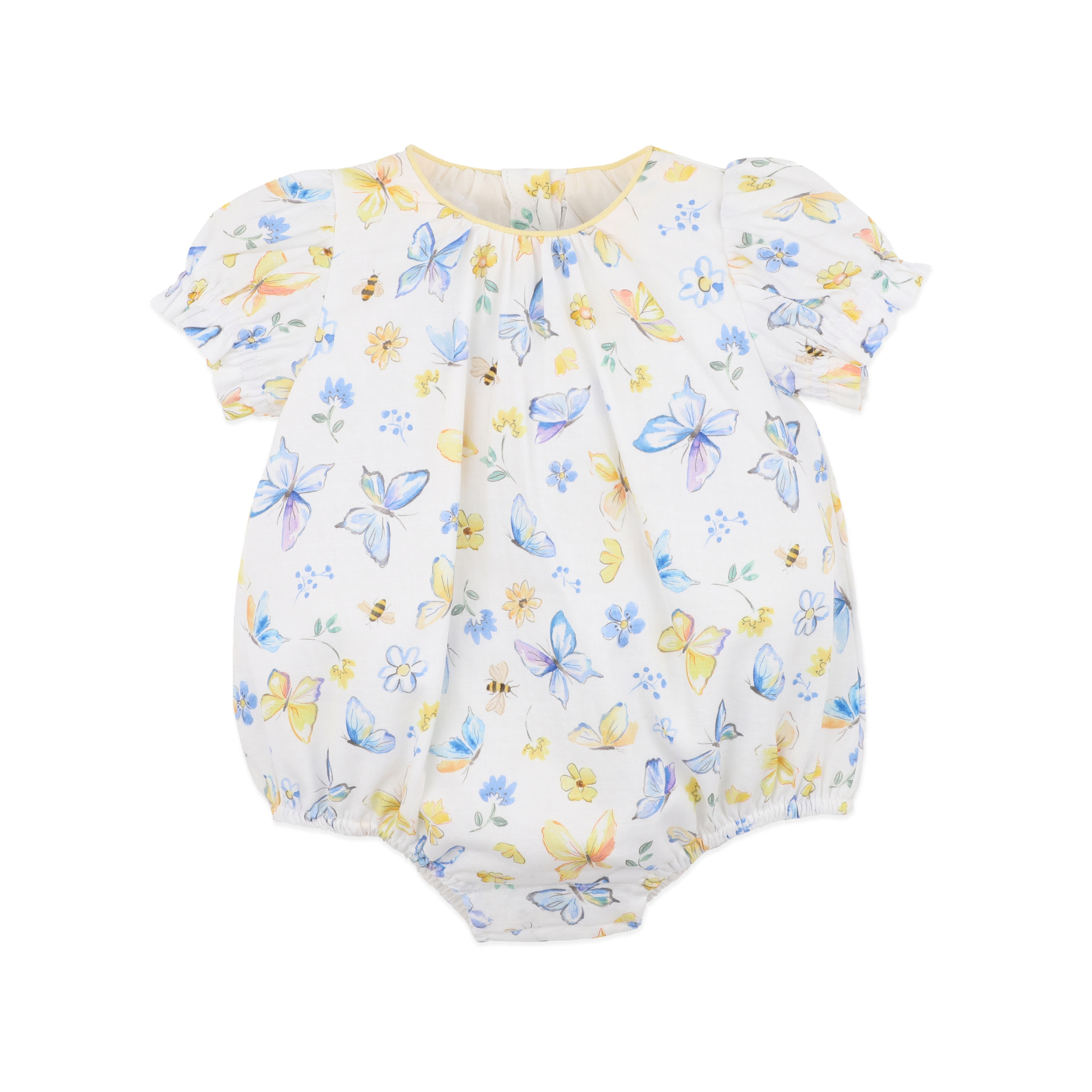 Bébé Libby SS Butterfly Romper - Butterfly Print