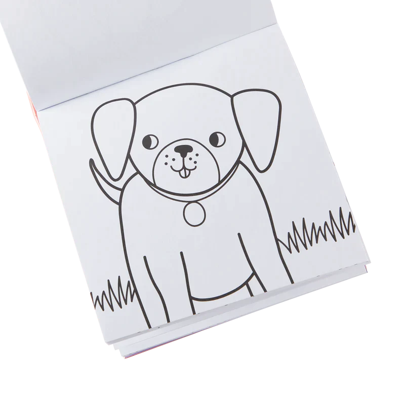 Ooly Carry Along On Colouring Book - Pets