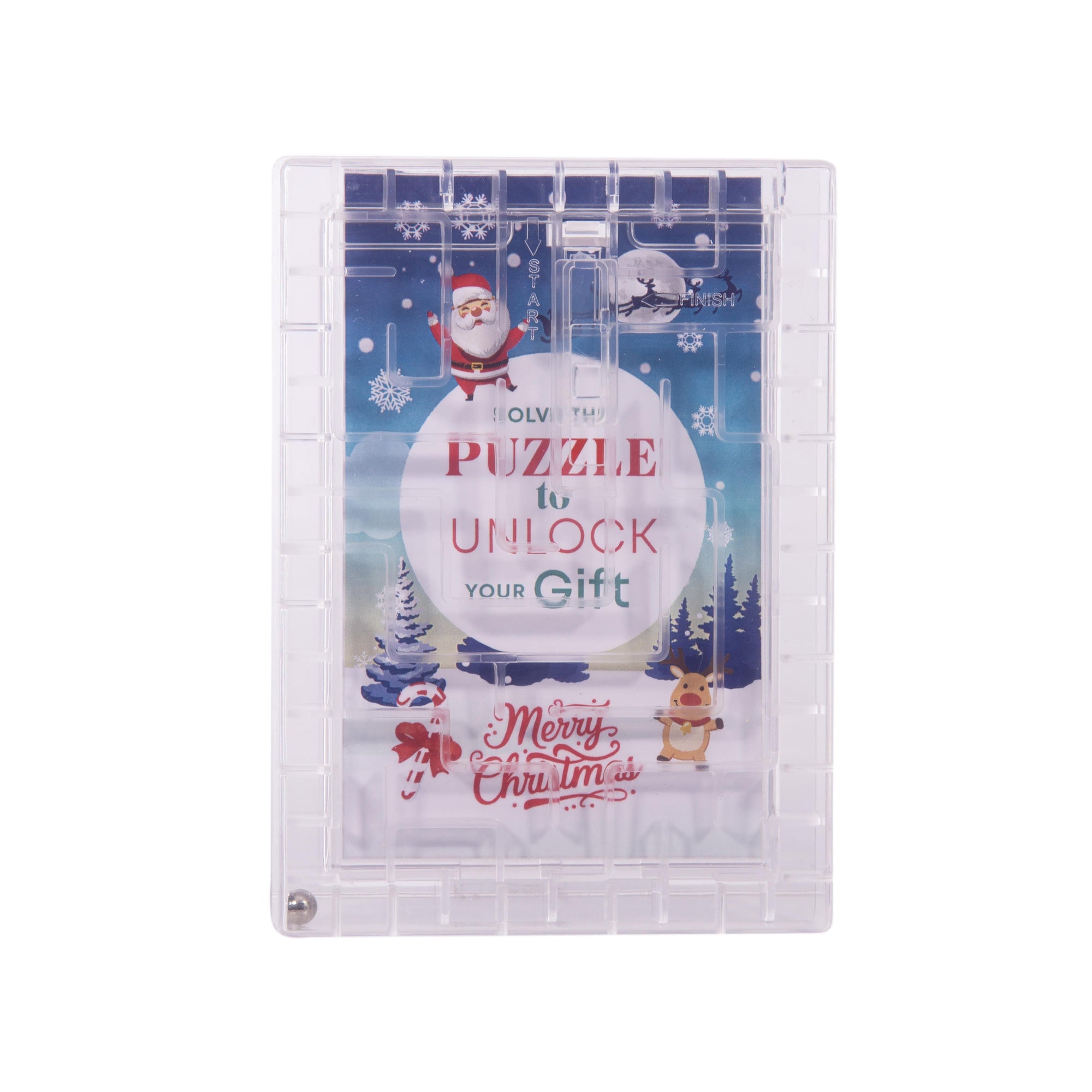 Christmas Gift Card Maze Puzzle