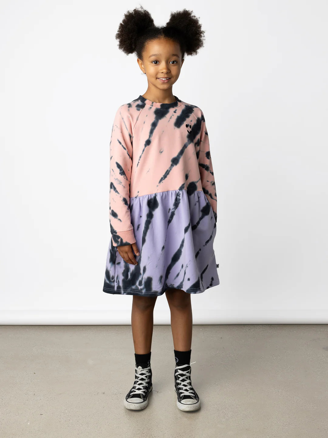 Minti Duo Tie Dye Dress - Pink/Purple