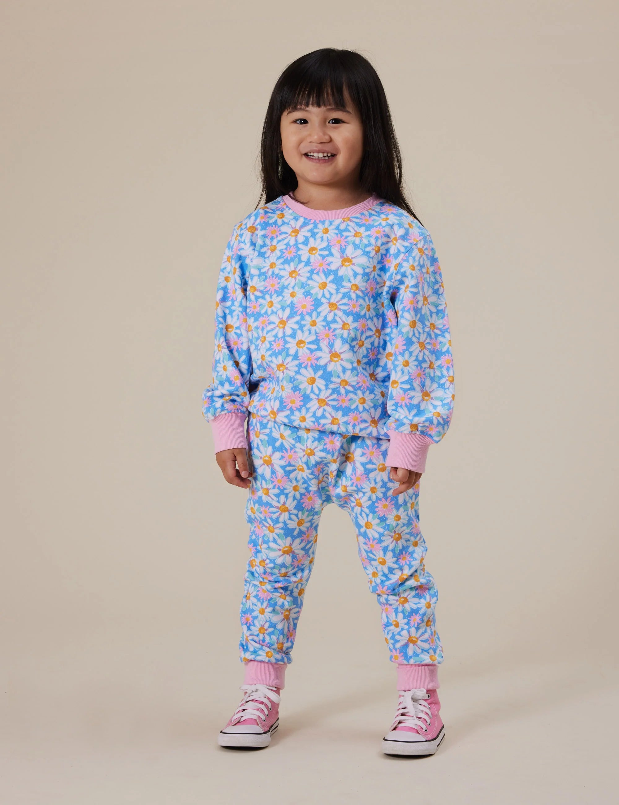 Goldie and Ace Seaside Daisy Terry Sweatpants