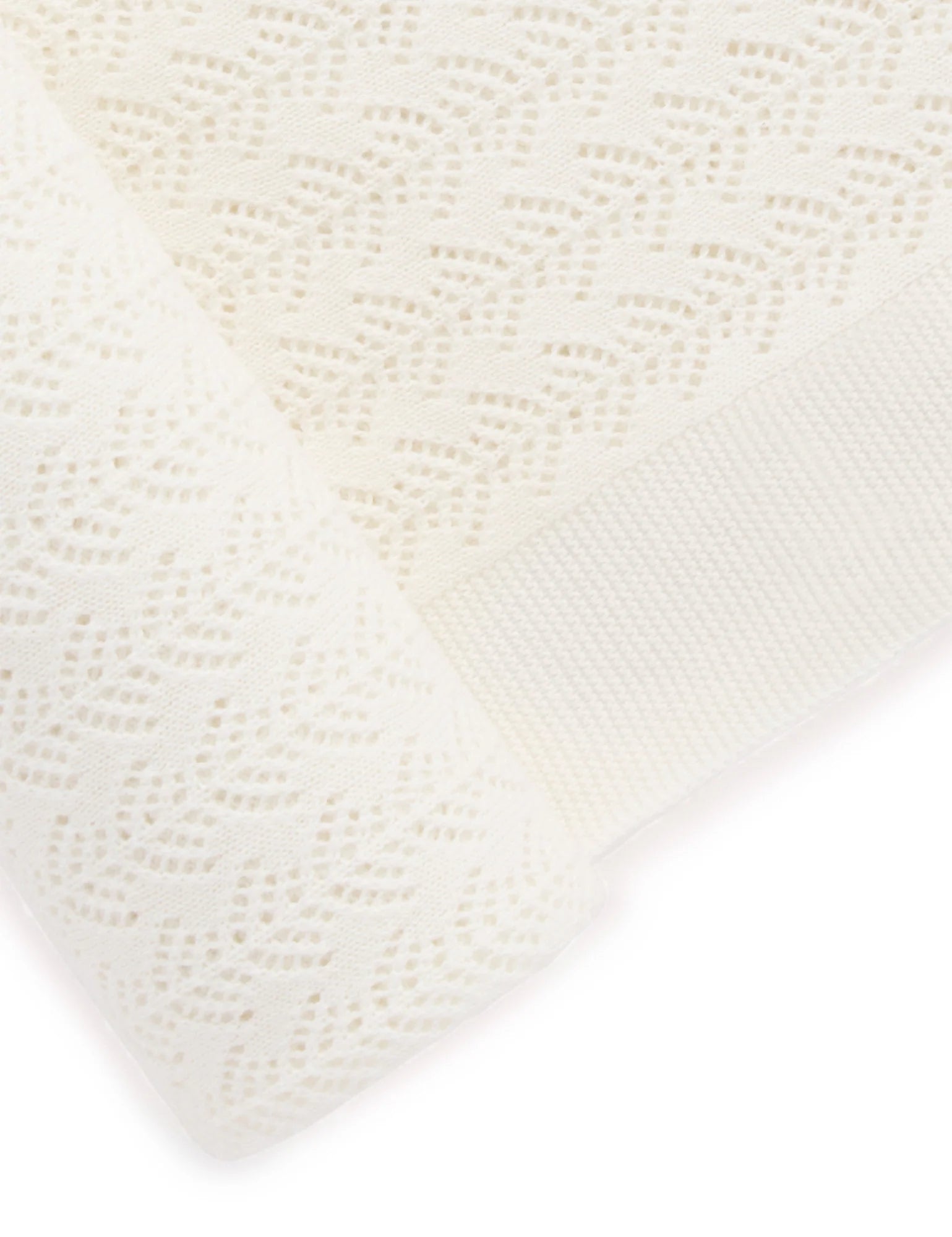 Purebaby Heirloom Eyelet Blanket