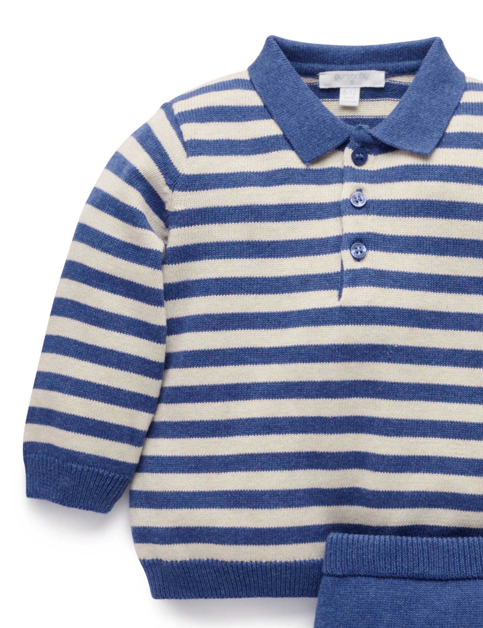 Purebaby Polo Knit Set